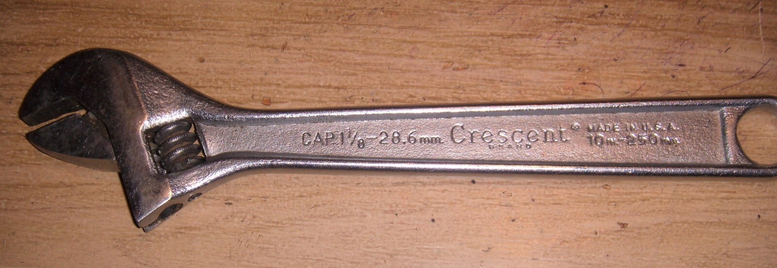 10″ CRESCENT WRENCH 250 MM HEAVY DUTY FORGED STEEL USA