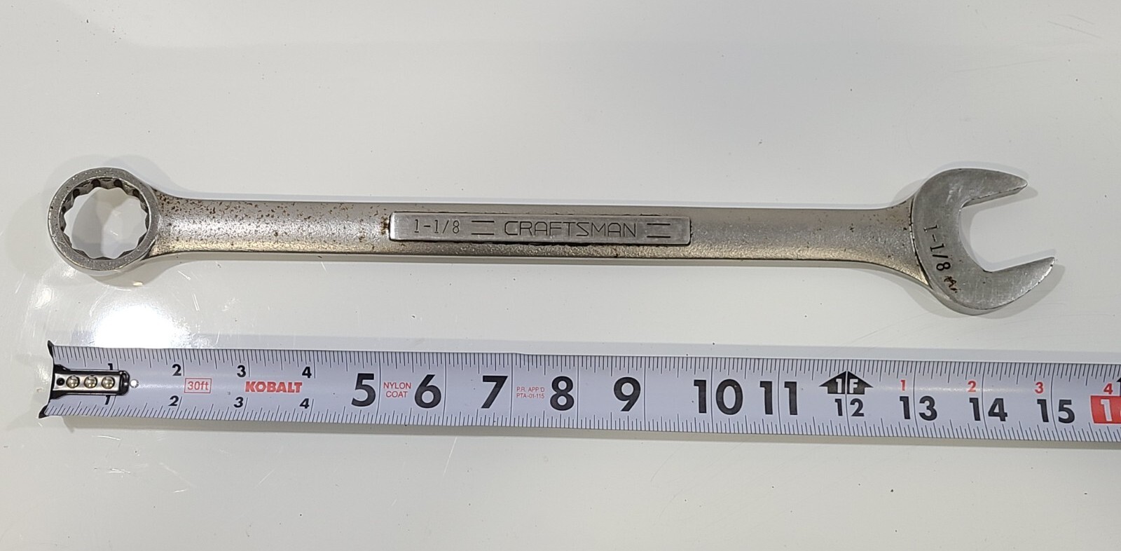 Lot Of 3 Vintage Craftsman U.S.A 1-1/16″-1-1/4″ Jumbo Combo Wrenches V Series