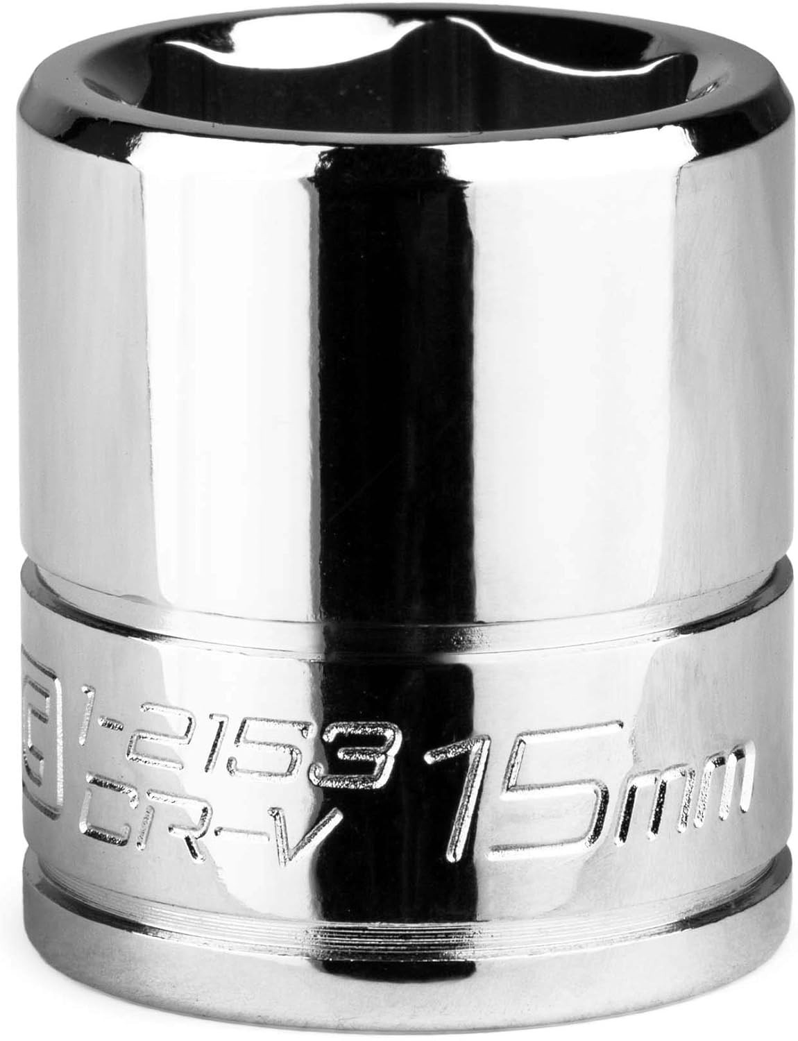 Professional Grade 15 mm Shallow Socket – 1/4-Inch Drive with 6-Point Design
