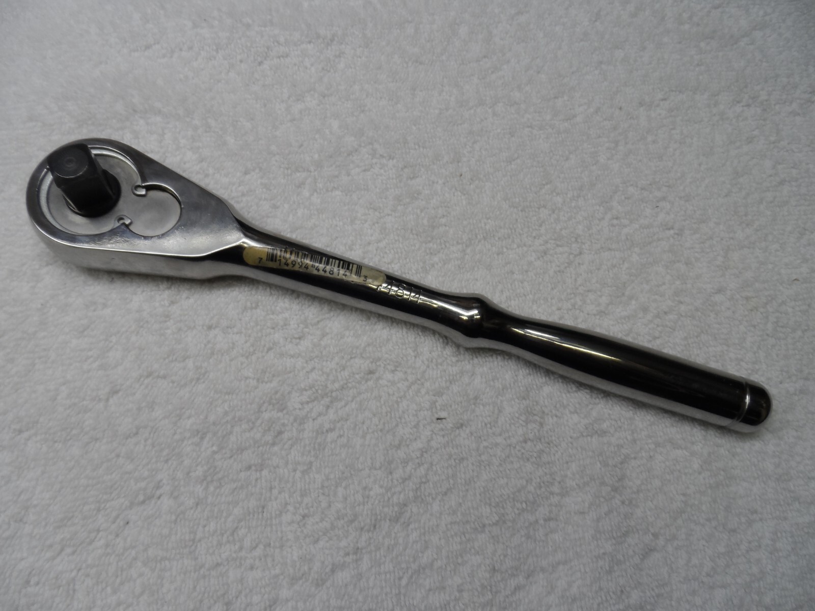 Craftsman 1/2″ Drive Polish Tear Drop Ratchet NOS USA – Part # 44814 (sticker)