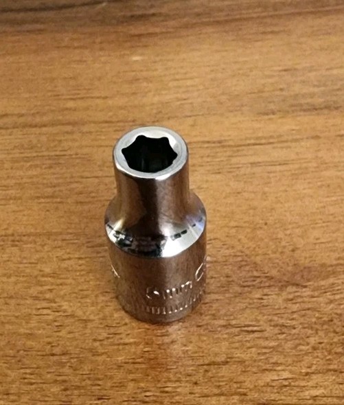 Craftsman USA 5mm Socket 6 Point 1/4″ Drive Z-AL 45908 (Easy Read & Stamped)