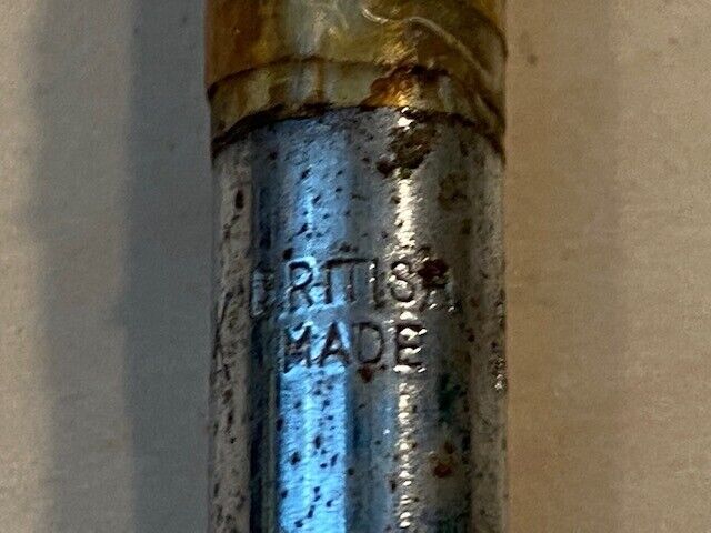 King Dick ‘Midget’ Small T Bar & 8″ Socket Extension – Ex RAF Crowfoot Marked