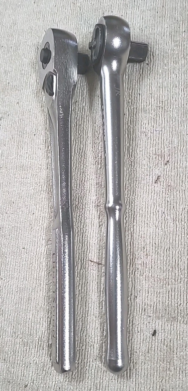 Craftsman 44808 & 43176 1/2» Drive Ratchets Made In USA Vintage Tools