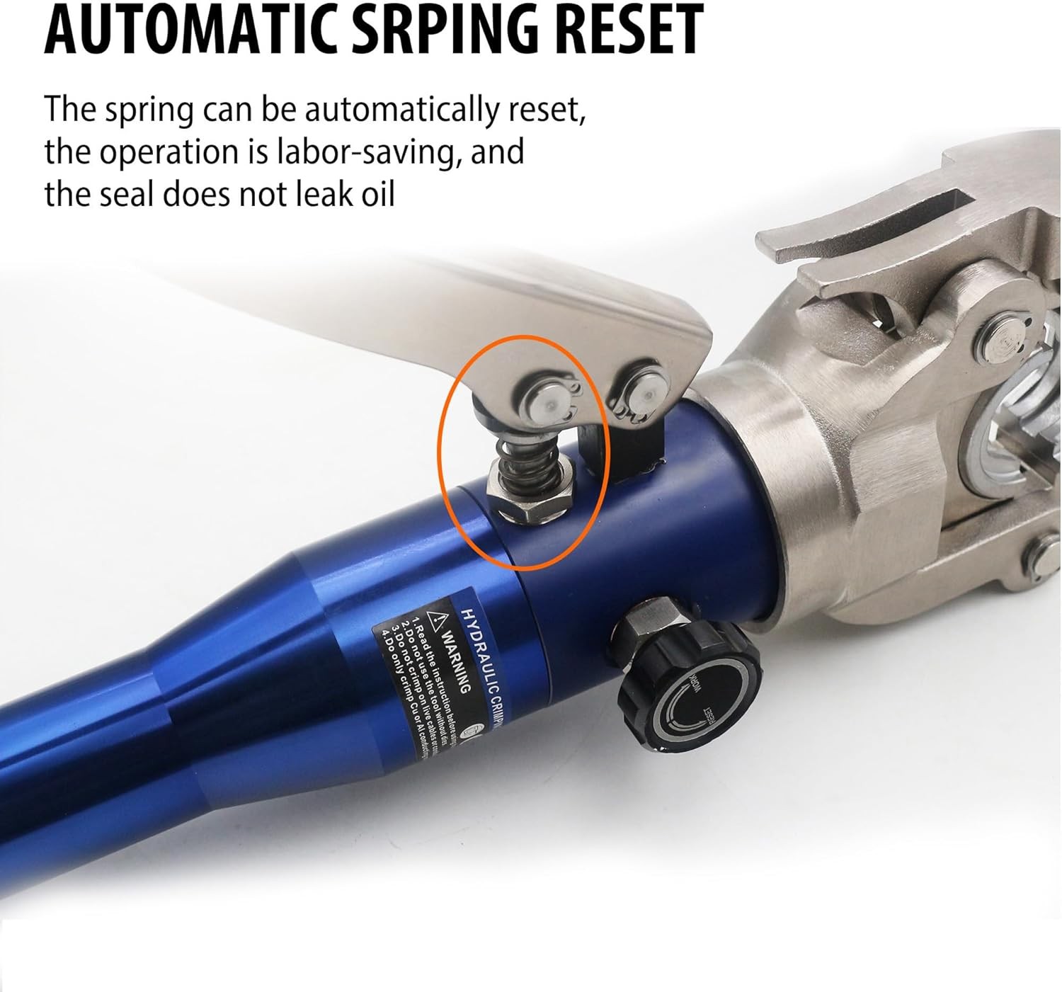Hydraulic Copper Press Tool with 1/2″,3/4″ and 1″ Jaw Silver, Blue, Black