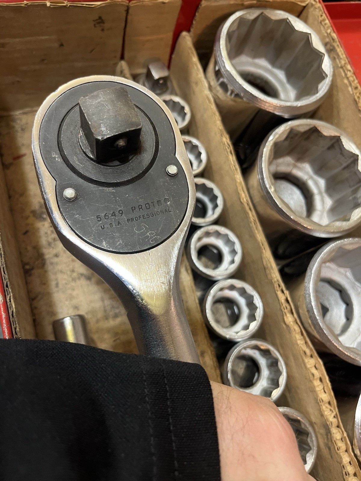 Proto 3/4” Socket Set 29 pcs In Metal Case