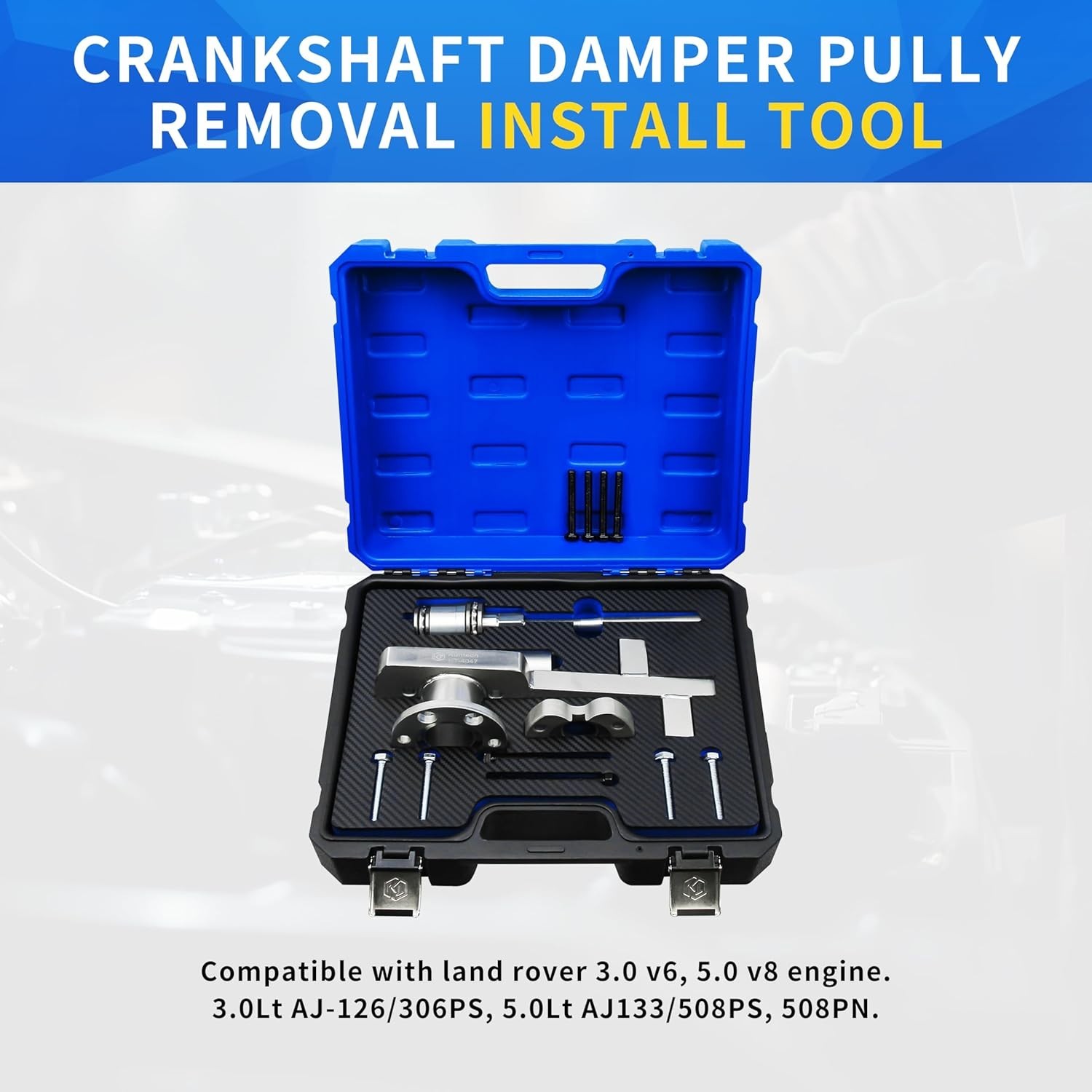 Engine Timing Chain Crankshaft Tool Kit for Land Rover Jaguar 3.0L V6 5.0L V8