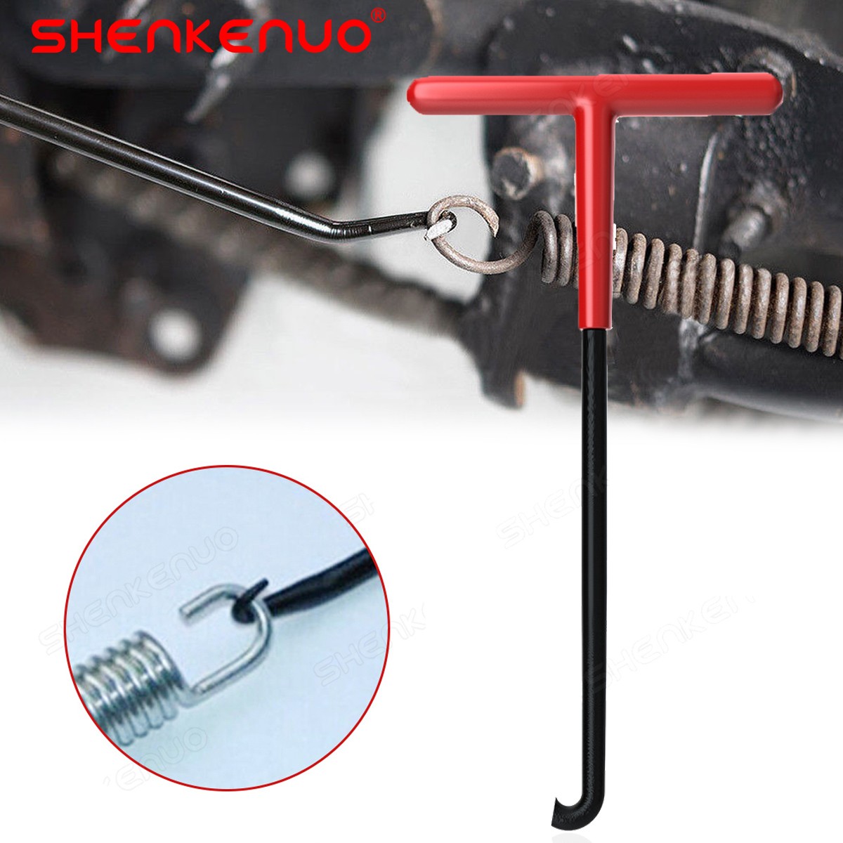 T-Handle Exhaust Spring Hook Puller Tool For Motorcycle ATV Dirt Bike Muffler