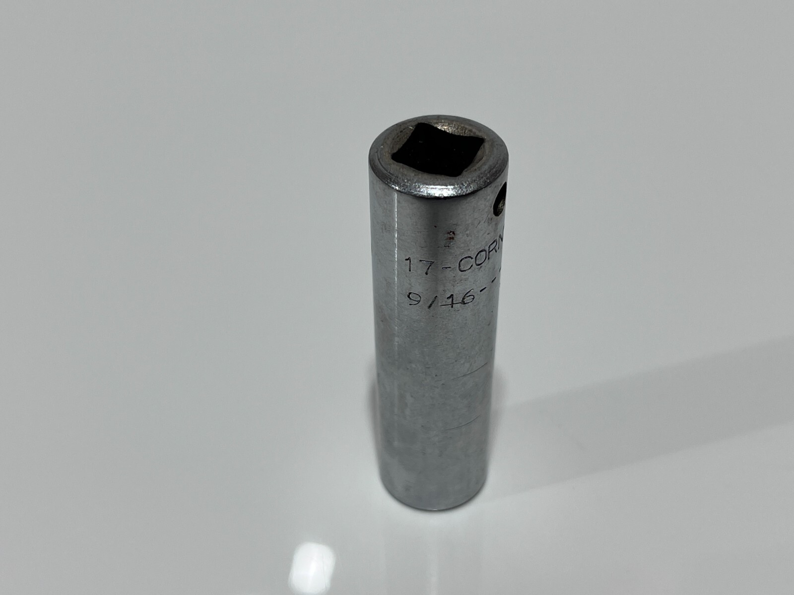 Cornwell Tools USA T-2118-L 3/8″ Drive 9/16″ SAE Deep Chrome Socket – 12 Point