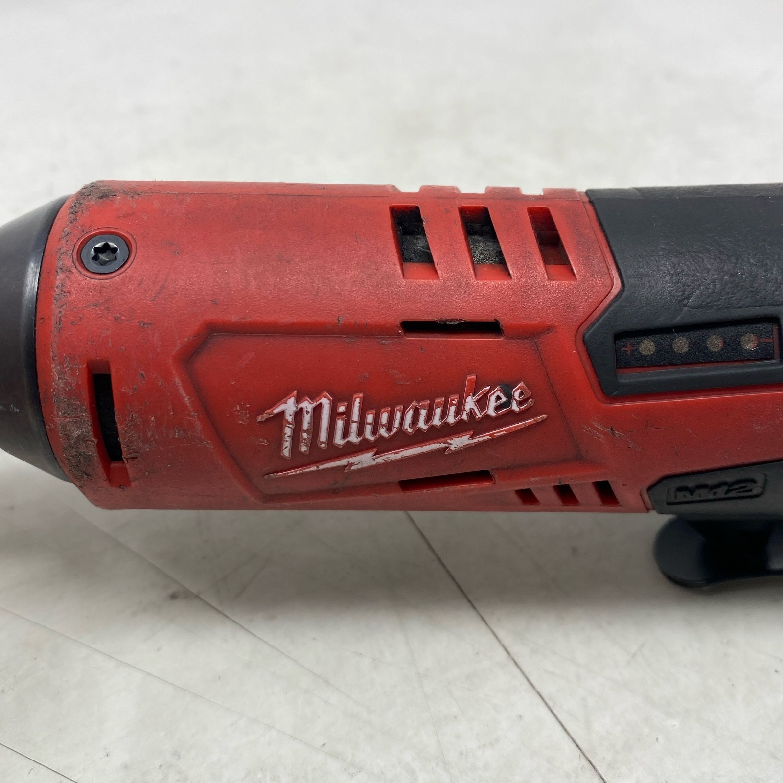 Milwaukee M12 1/4″ Cordless Ratchet 2456-20 Tool Only Red/Black