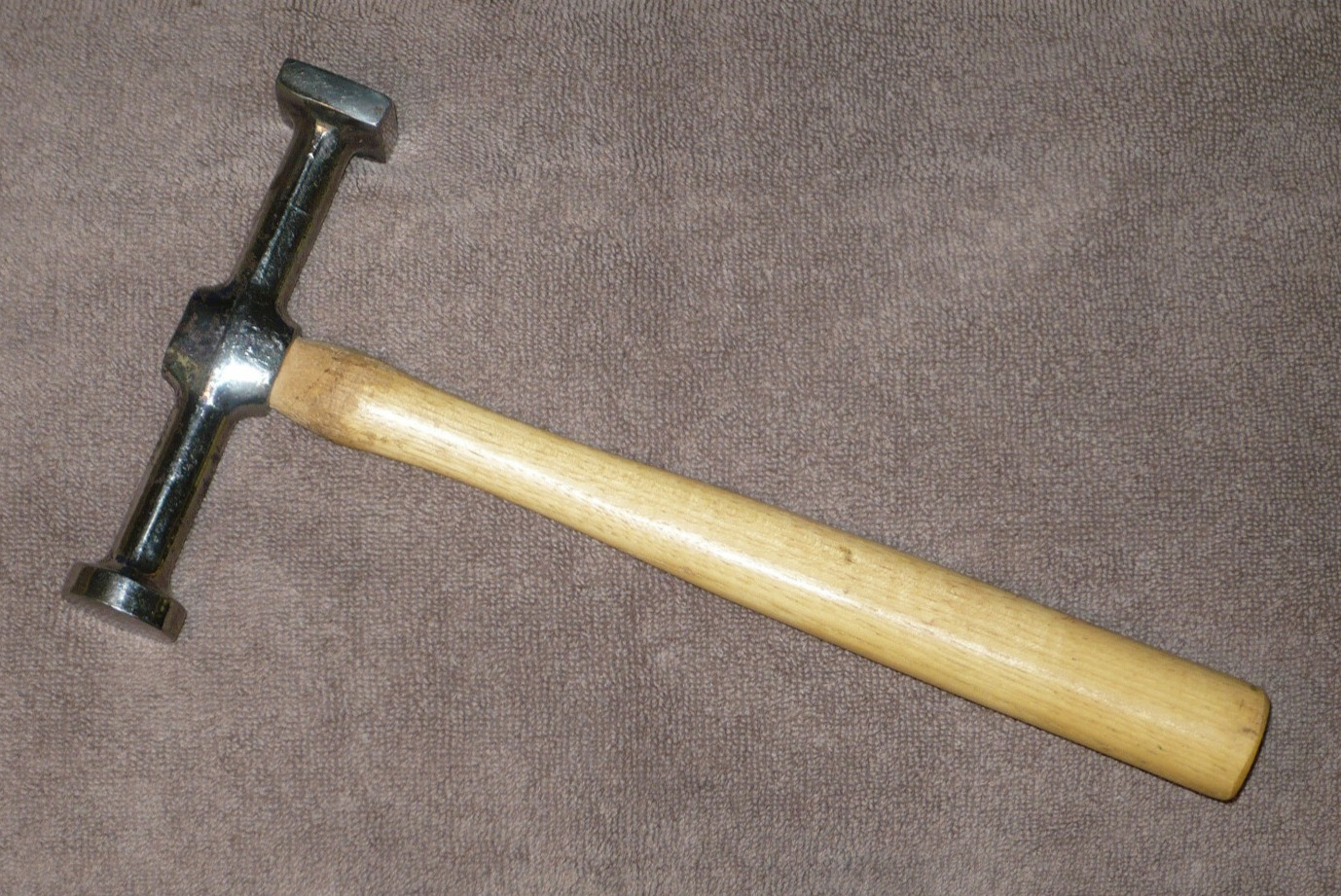 Auto Body/Metal Worker’s Square/Round Flat Face 11-3/4″ Shrinking Hammer