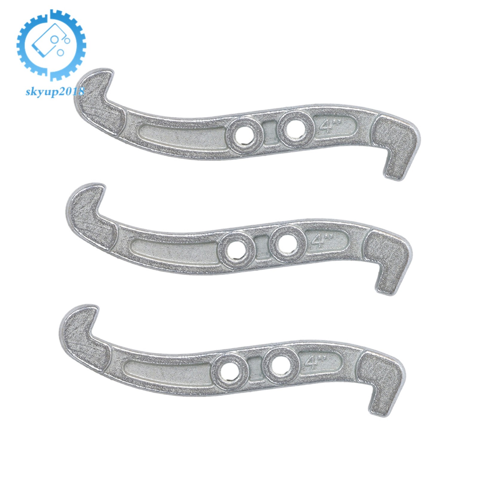 3 in/4 in/6 in/8 in Gear Puller Set 3-Jaw Bearing Puller Wheel Gear Pulley 4 Pcs