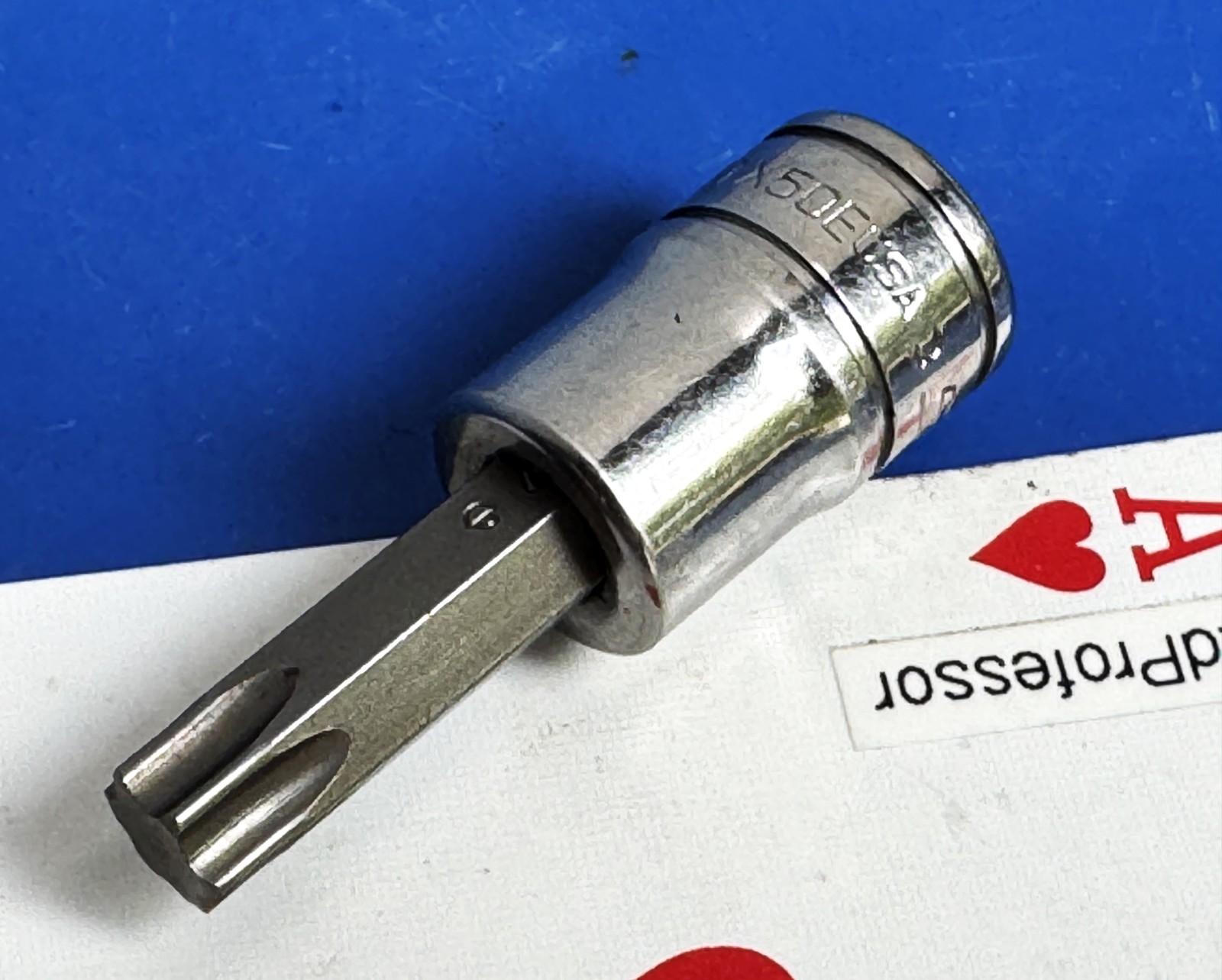 Snap-on USA 3/8″ Drive T50 standard Torx Driver Socket wrench FTX50E New bit