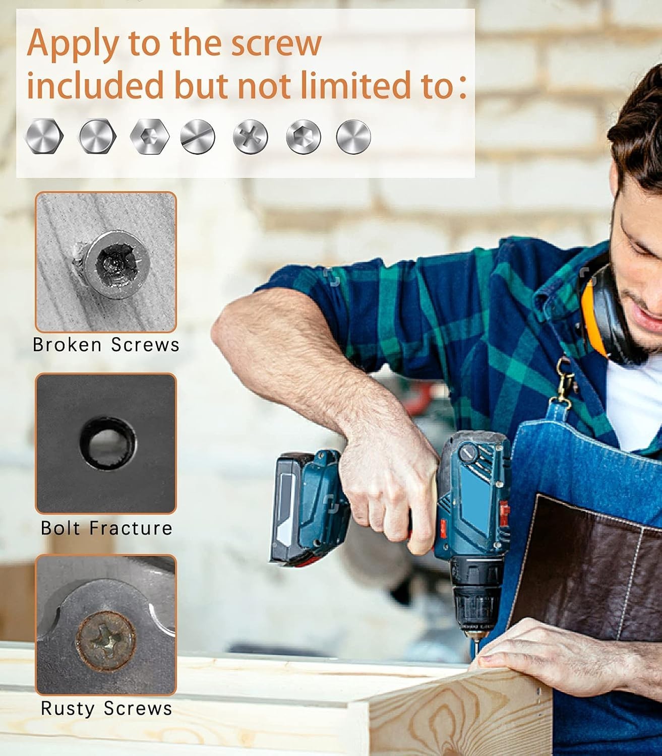 High-Speed Steel 22 PCS Screw Extractor Kit with Magnetic Holder for Easy Usage