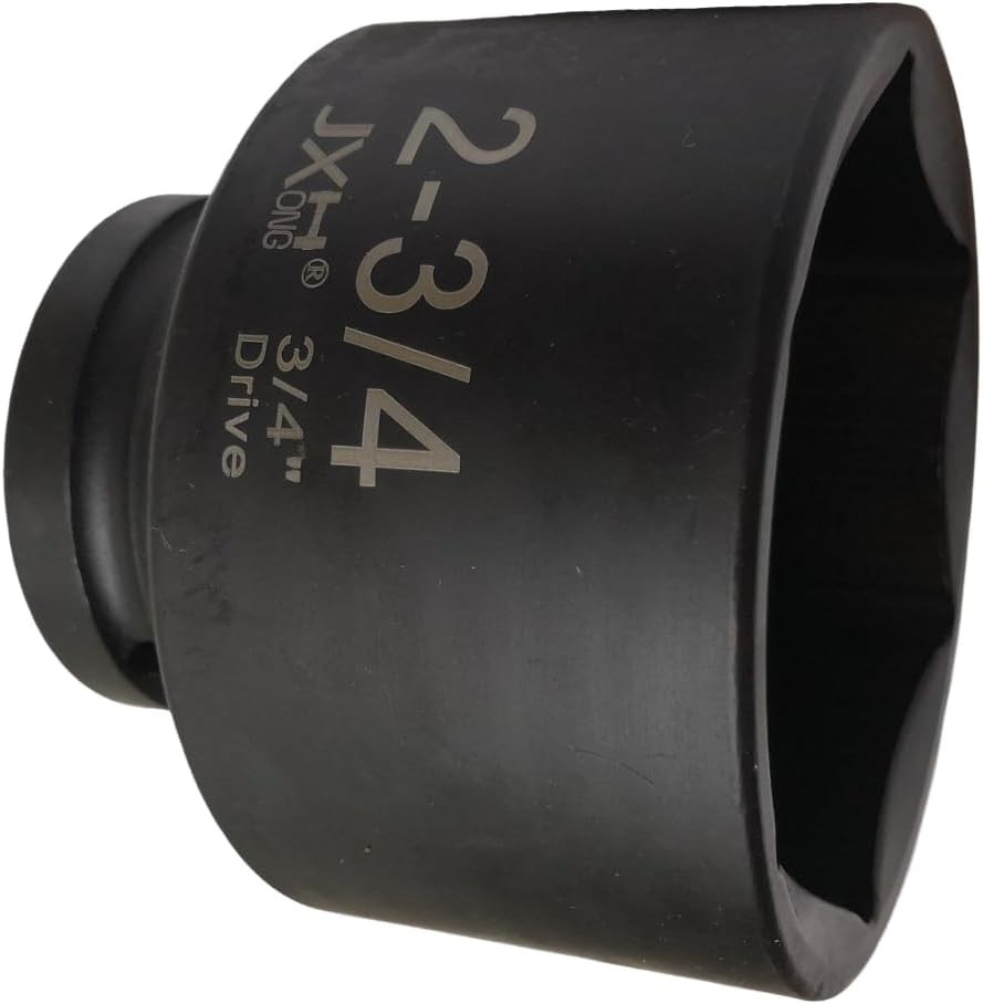 3/4″ Drive 2-3/4″ (70mm) Impact Socket, 6-Point, Heat Treated One Size