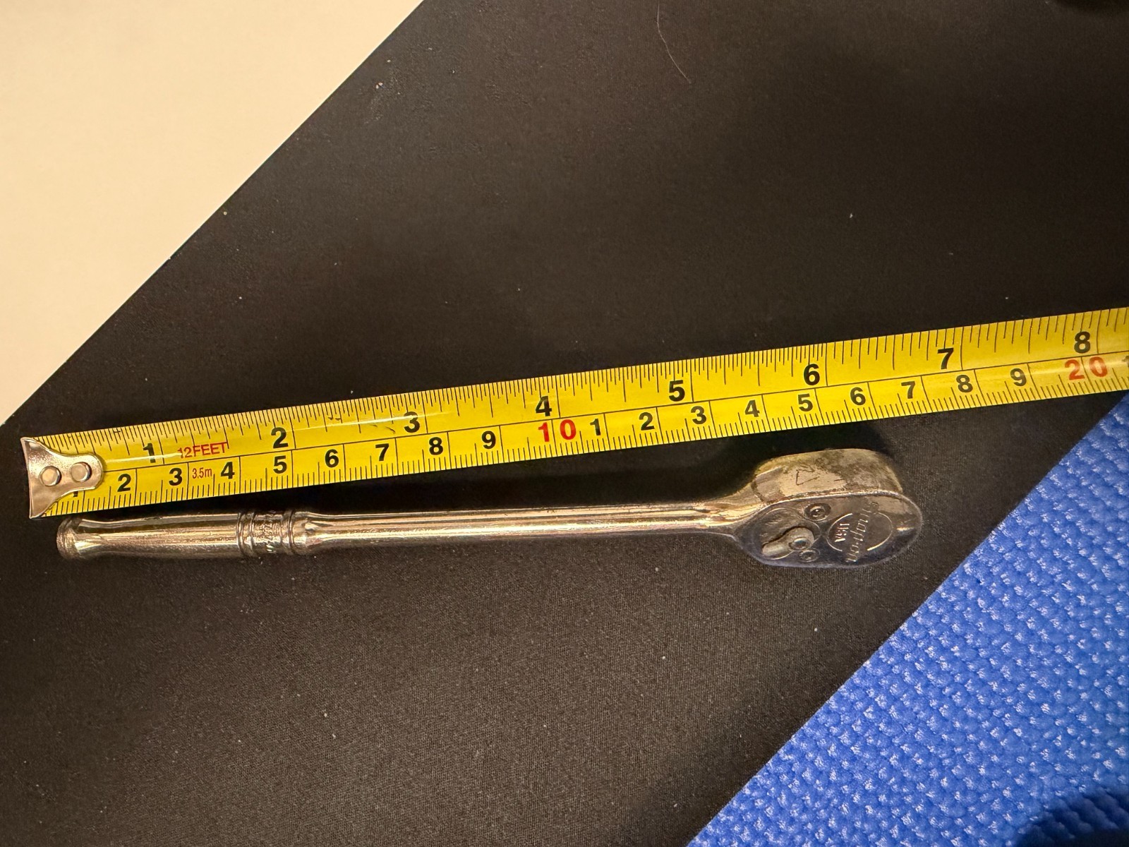 Snap On Tools TML830 1/4″ Dr 6-1/2in. Long Chrome Ratchet