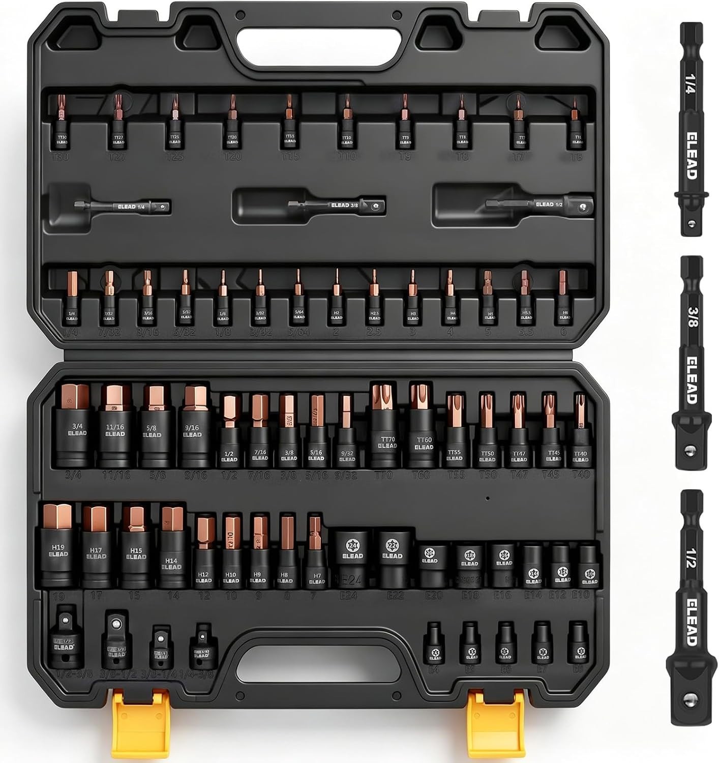 Professional Auto Mechanic Tool Set: 66-Piece Socket Set