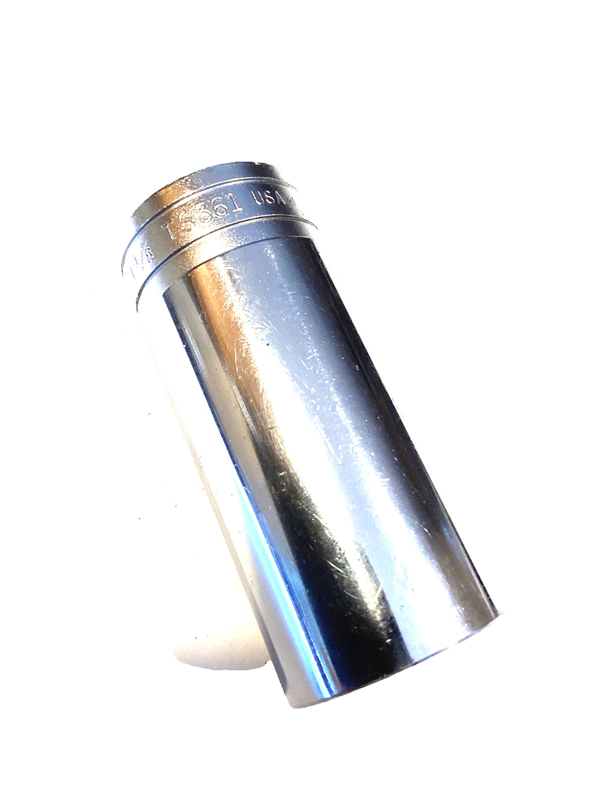 Snap On Tools USA 1/2” Drive 1-1/8” 6 Point SAE Deep Chrome Socket TS361 NICE