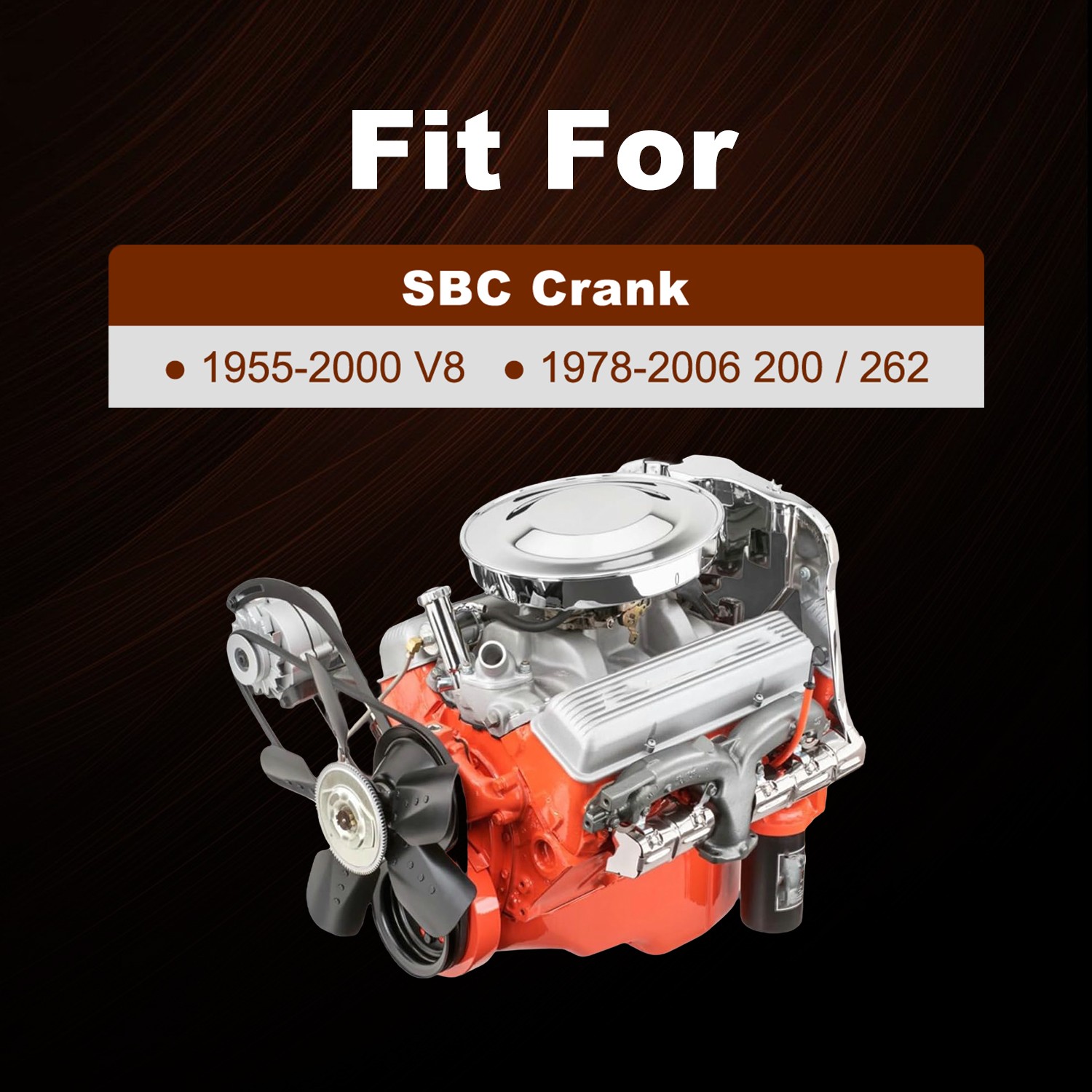 SBC Crank Turning Socket for Small Block Chevy 1978-2006 200/262 1955-2000 V8