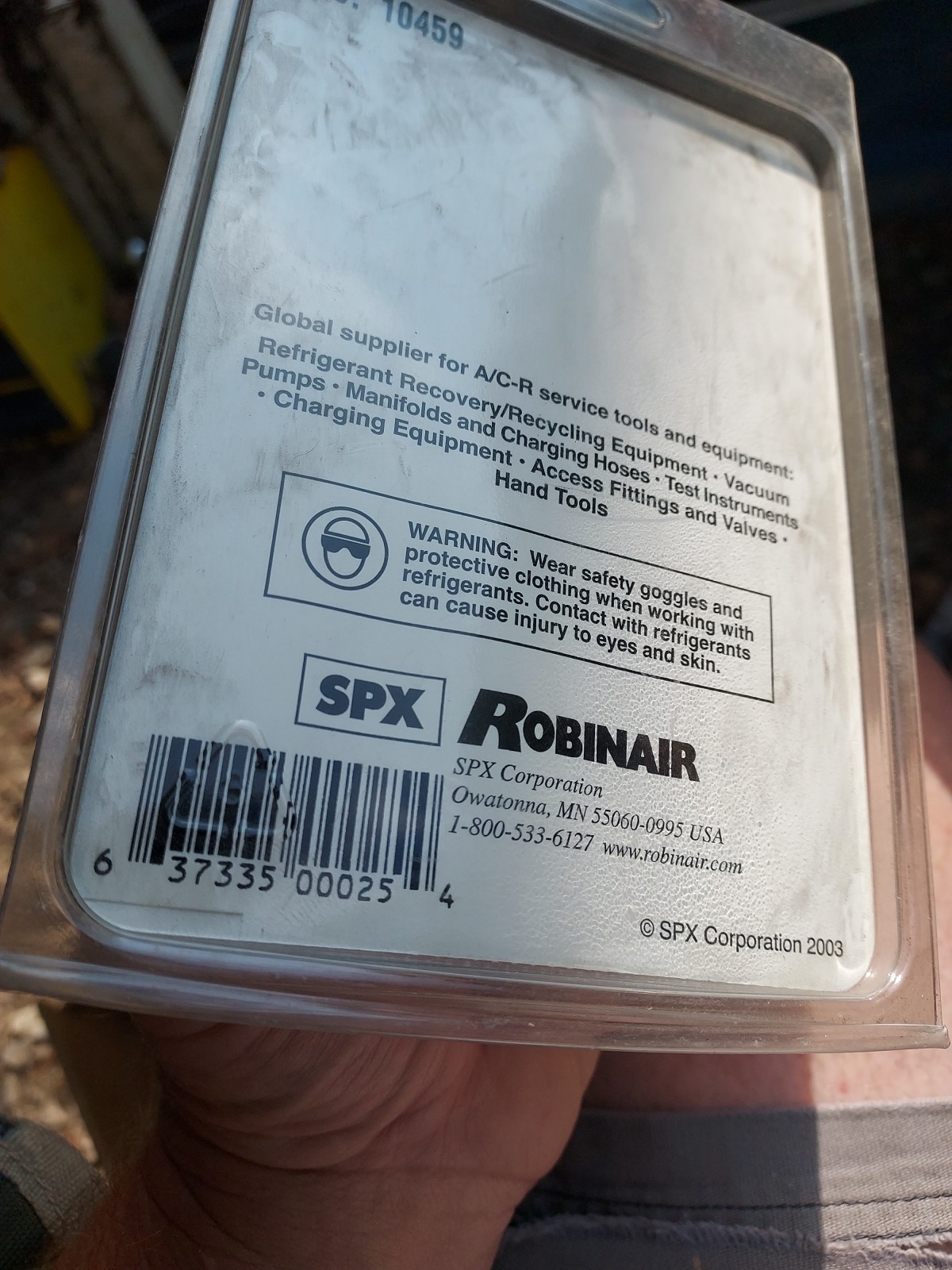 Robinair 10459 Replacement Adapter