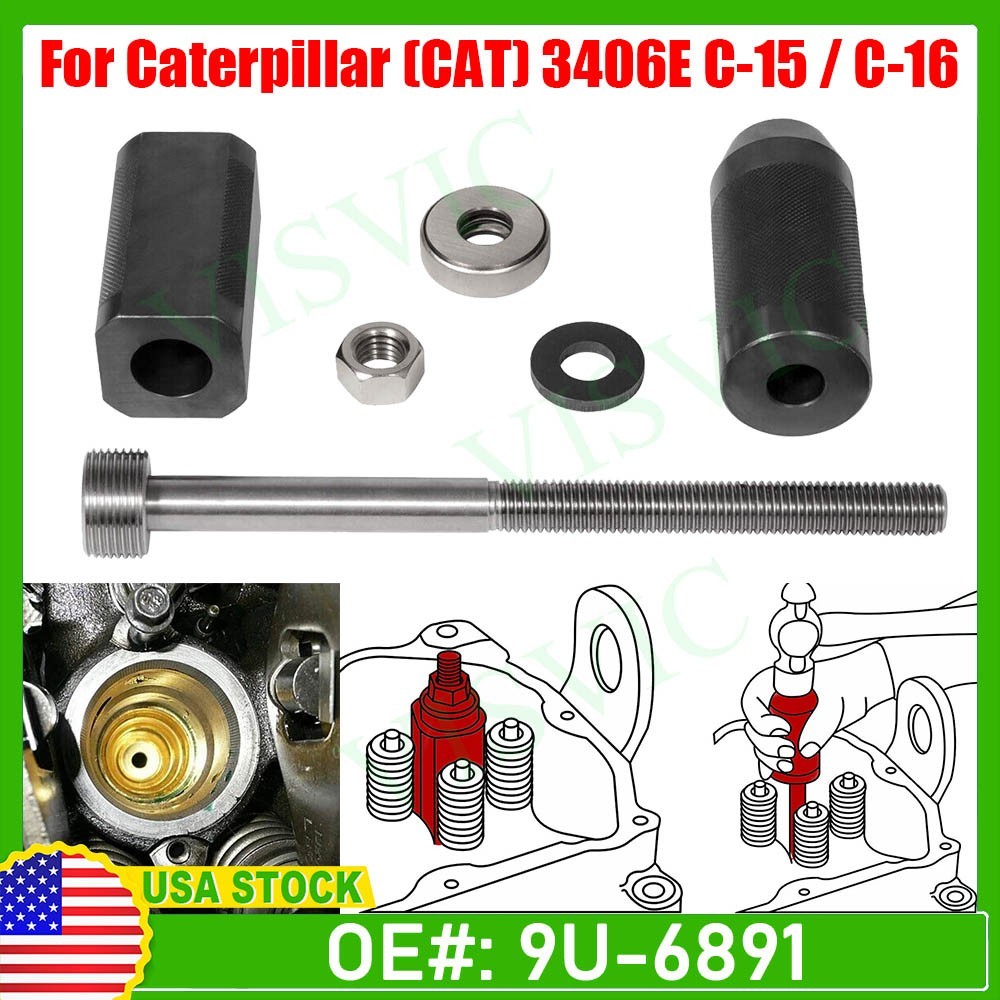 9U-6891 For CAT 3406E C10 C12 C15 C16 C-18 Injector Sleeve Remover Installer Set
