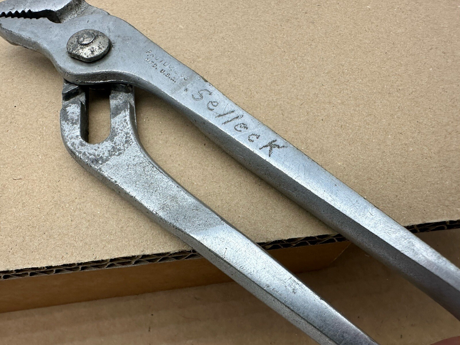 Vintage Proto Tools 243 Made In USA 10″ Tongue & Groove Slip Joint Pliers