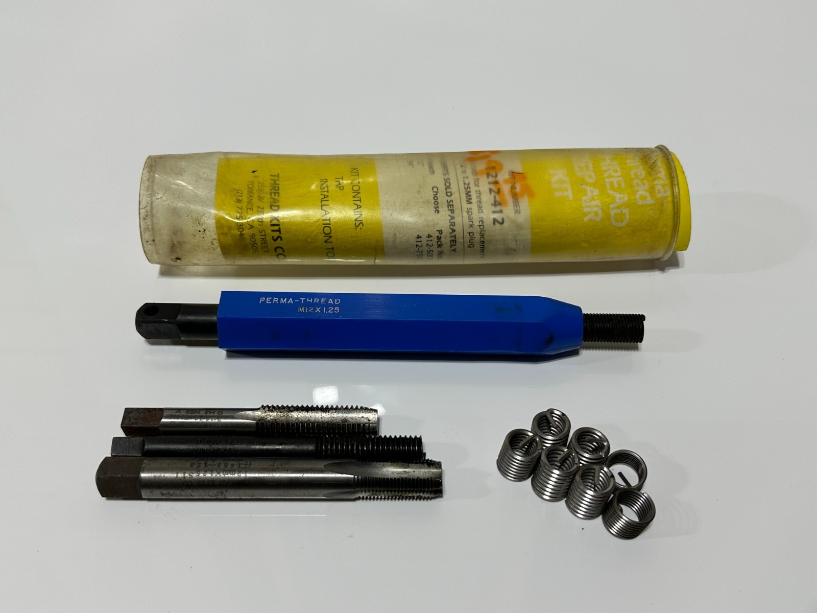 PERMA-THREAD M12 X 1.25 Spark Plug Thread Kit Set – No. 1212-413