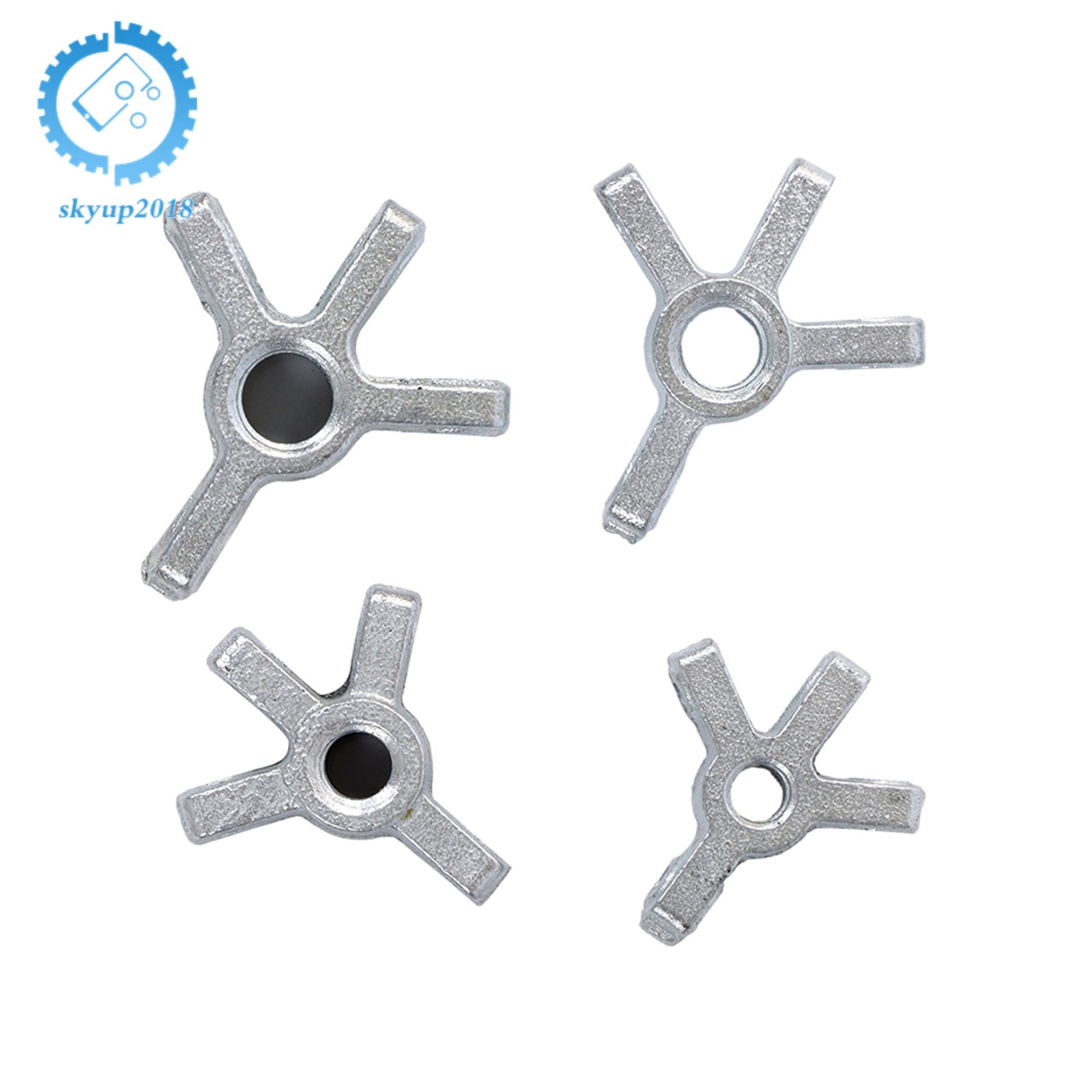 3 in/4 in/6 in/8 in Gear Puller Set 3-Jaw Bearing Puller Wheel Gear Pulley 4 Pcs