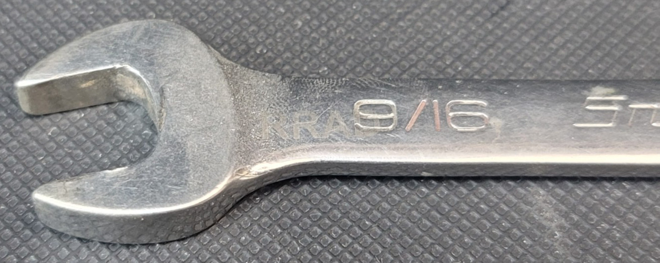 Snap On OEX180B 9/16″ SAE 12 Point Short Combination Wrench USA