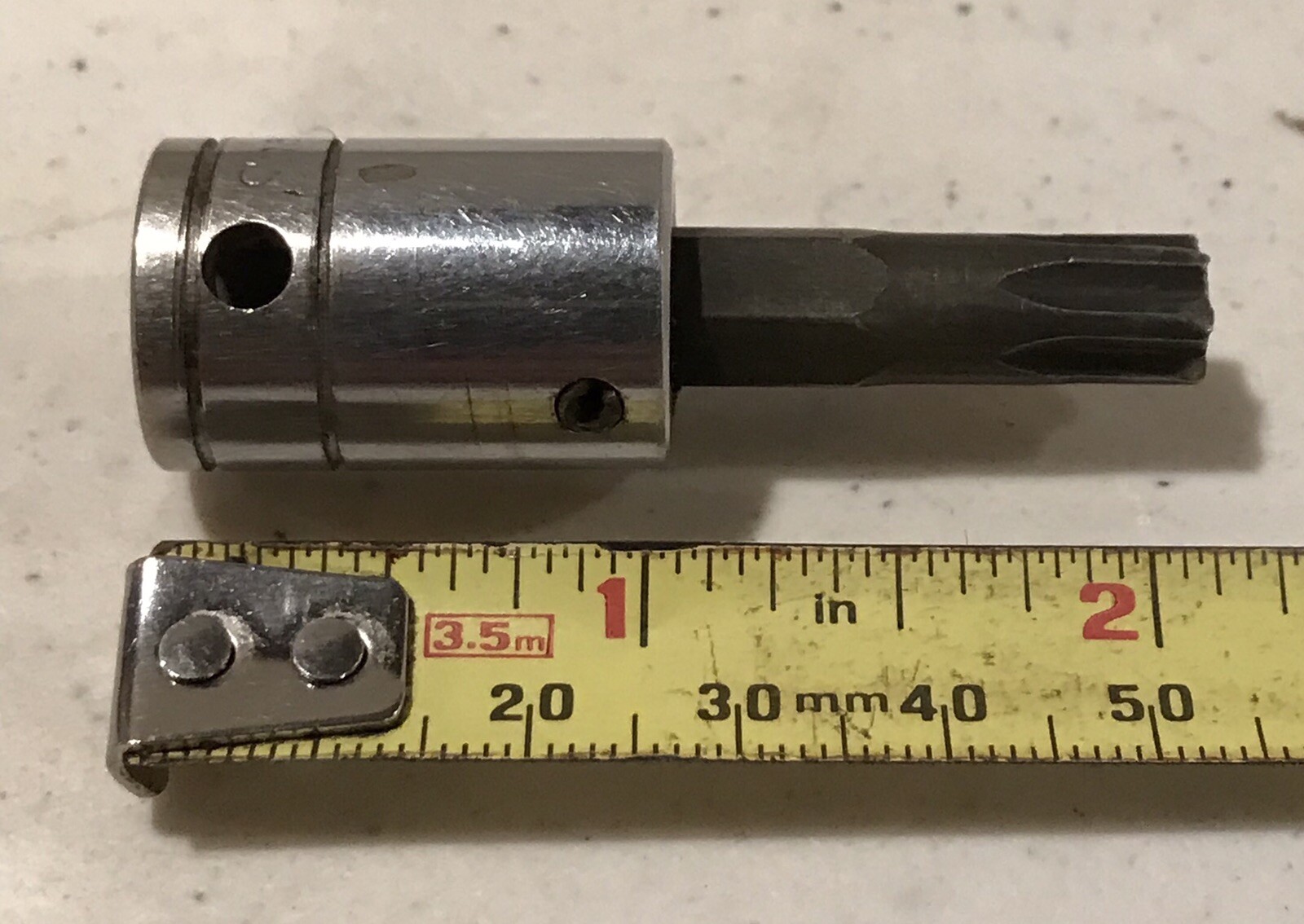 SNAP-ON 3/8″ DRIVE T50 STANDARD TORX BIT CHROME SOCKET FTX50E USA SNAP ON