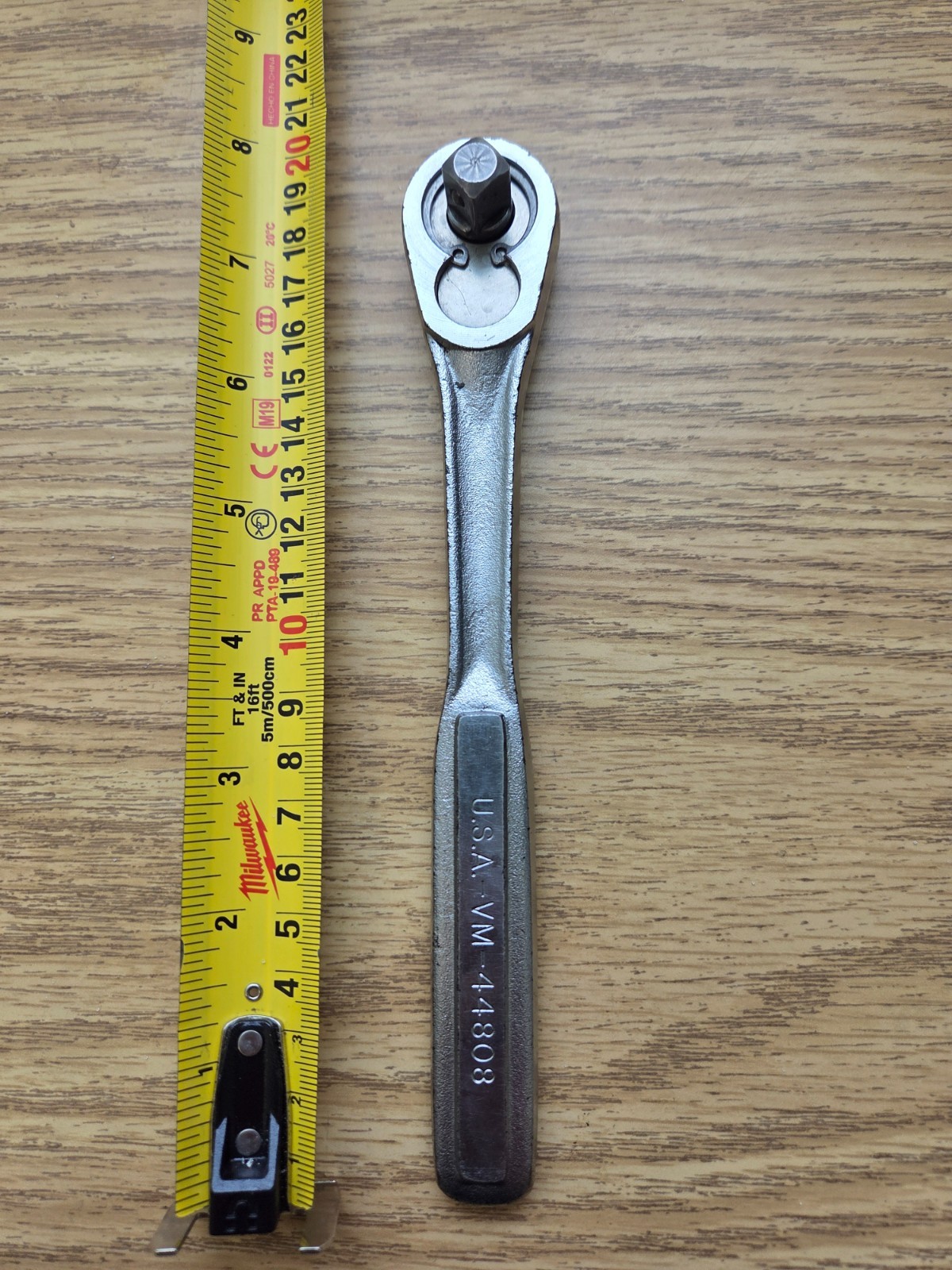 Vintage Craftsman USA-VM-44808 3/8» Teardrop QR Long Handle (7.75″) Ratchet