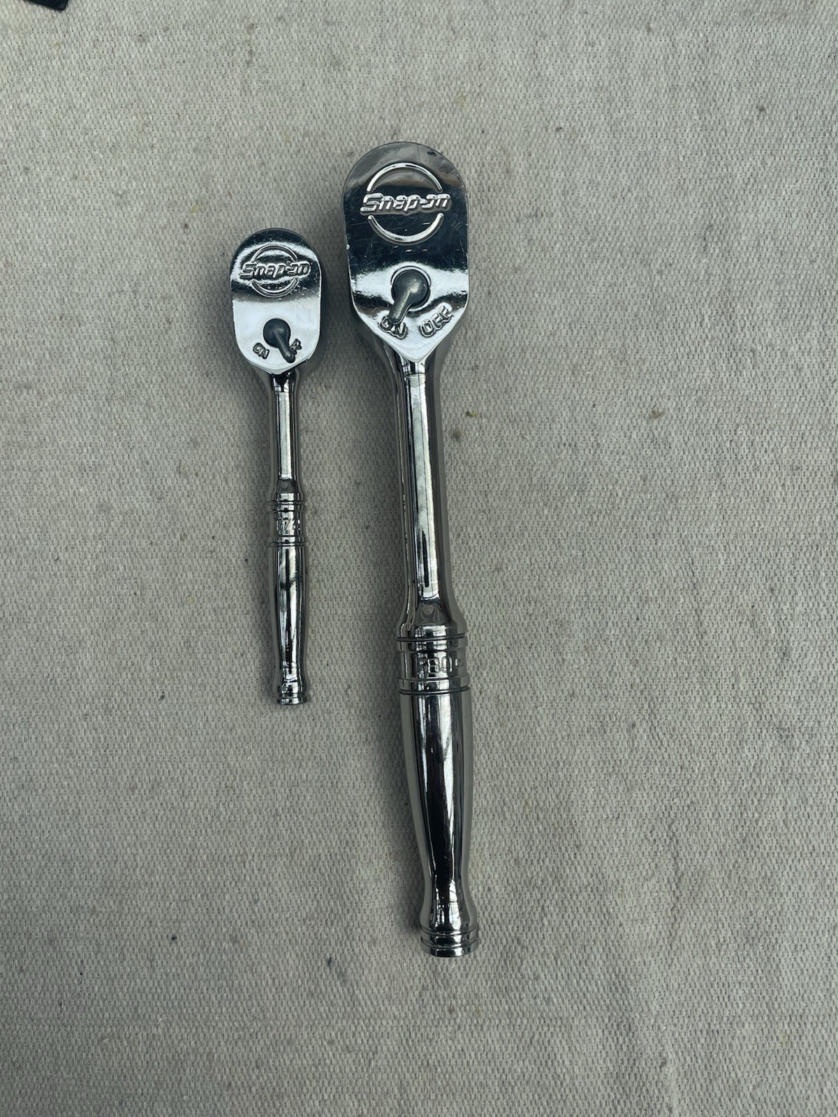 Snap On 3/8 – 1/4 Drive Ratchet Set 2 Piece F80 – T72 Made In USA