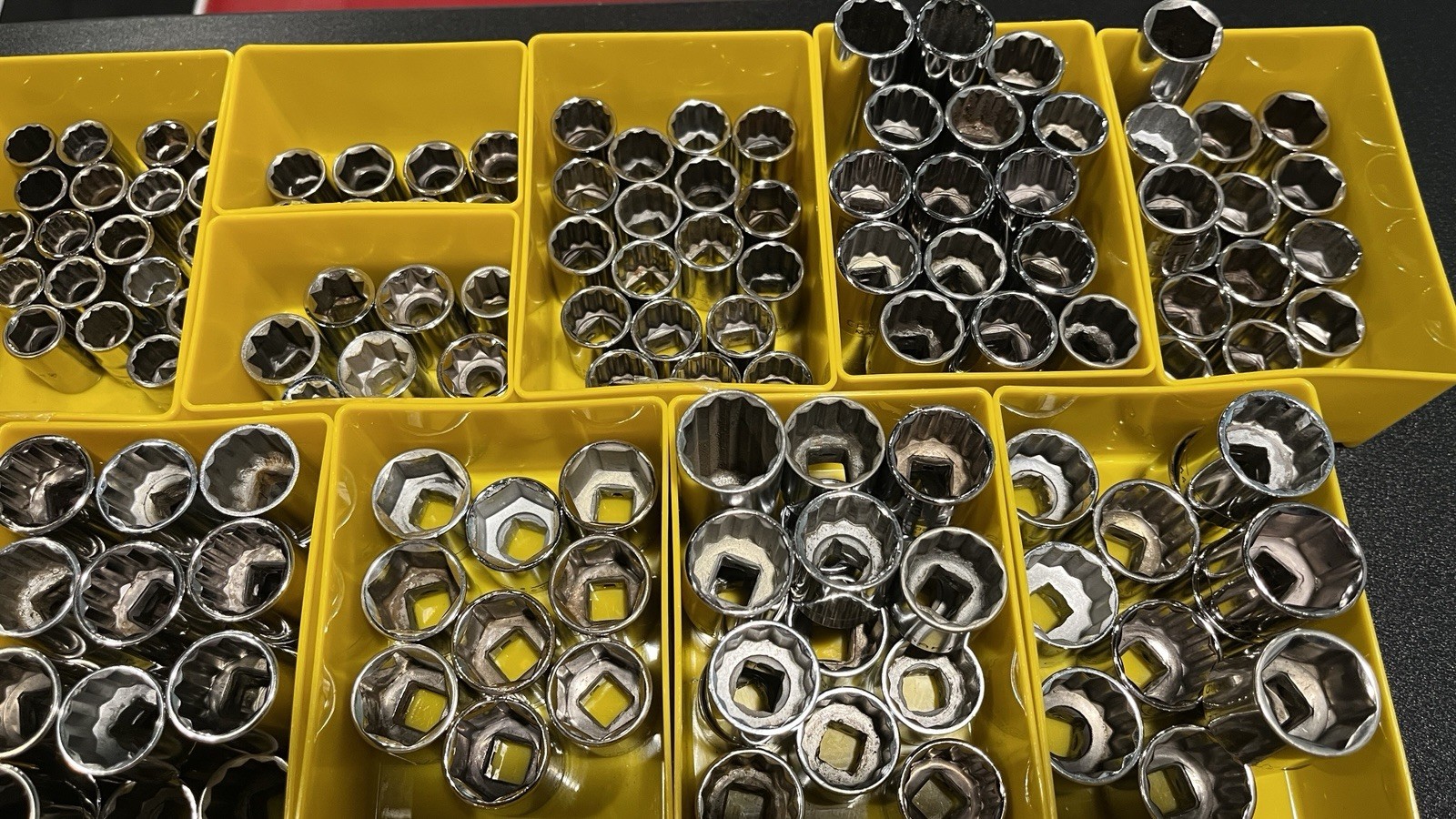 Craftsman Made in USA 296 Socket Lot – 3/8 Drive Metric SAE Cleaned Resale Ready