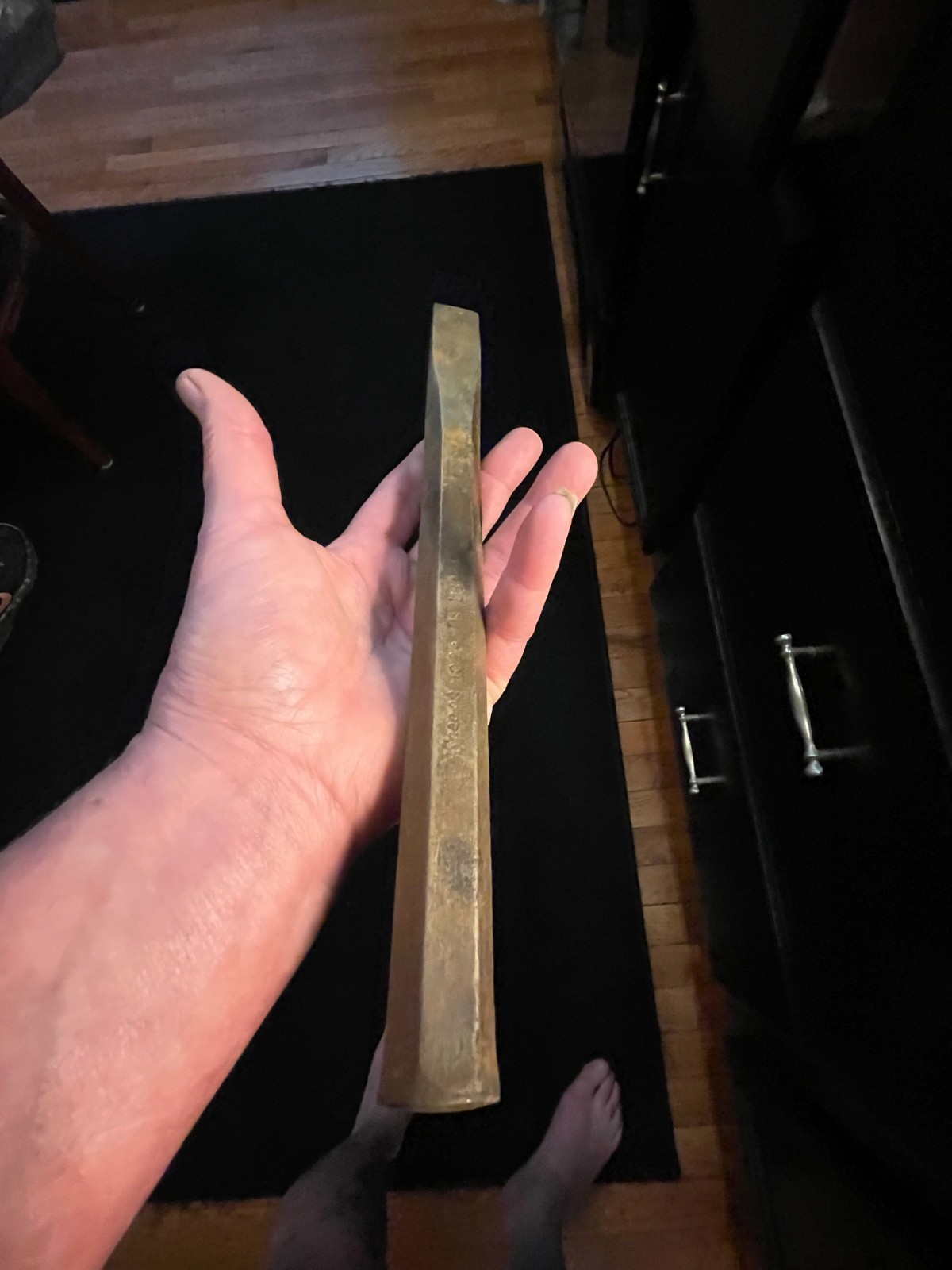 Snap-on underlined Logo 1024 7/8″ X 12″ Long Flat Cold Chisel USA 1.7 lbs