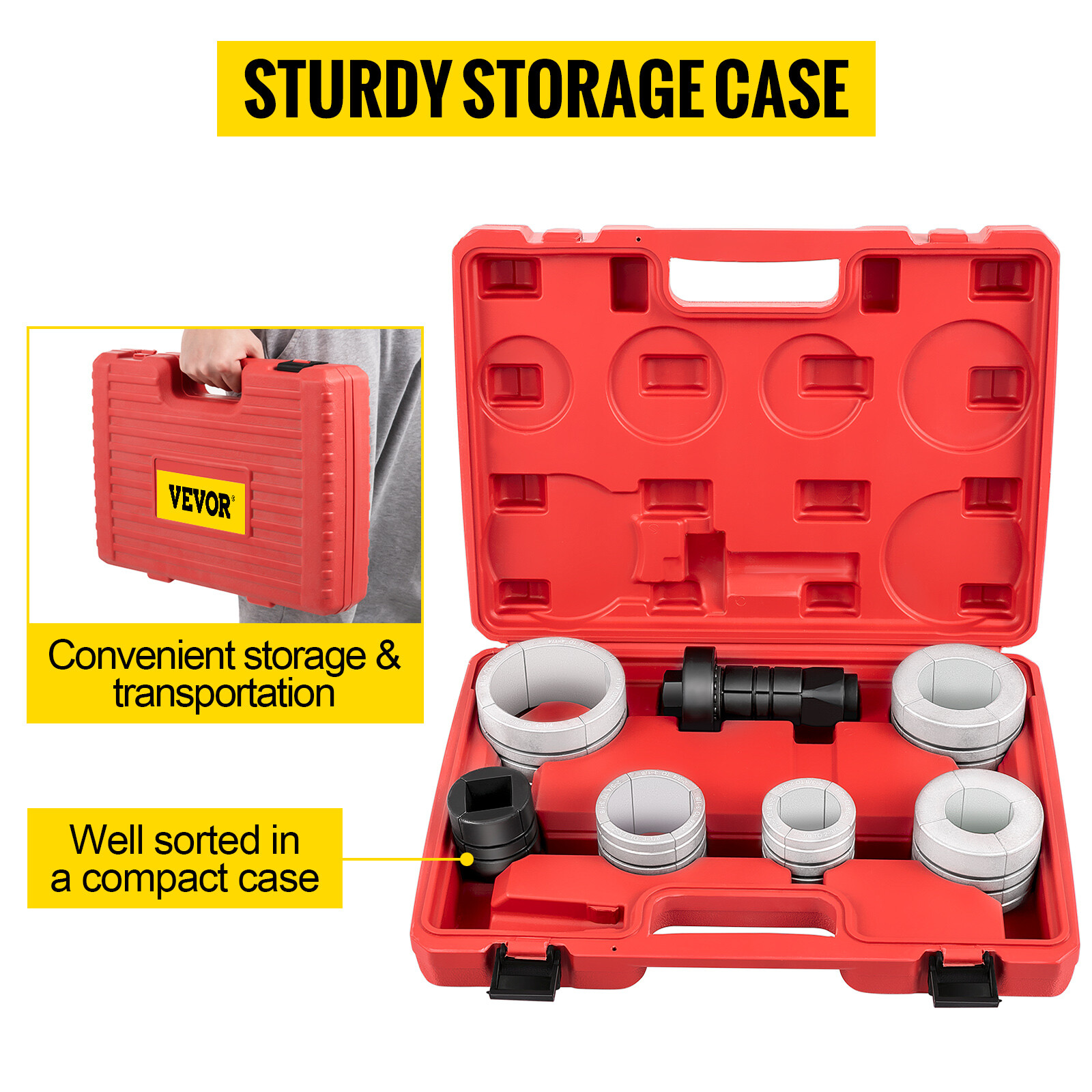 Exhaust Pipe Stretcher Expander Tool Extend Exhaust Pipe For 1-5/18″ to 4-1/4″