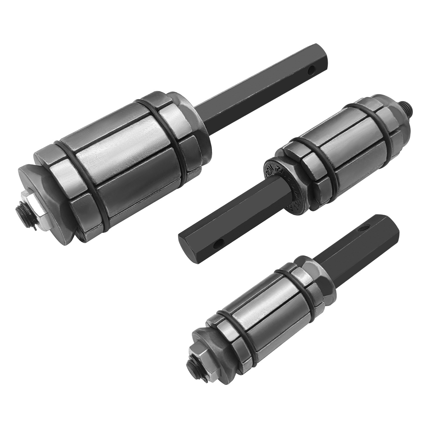 Exhaust Pipe Expander Tail Pipe Muffler Spreader Tool 3 Pieces 1-1/8″ to 3-1/2″