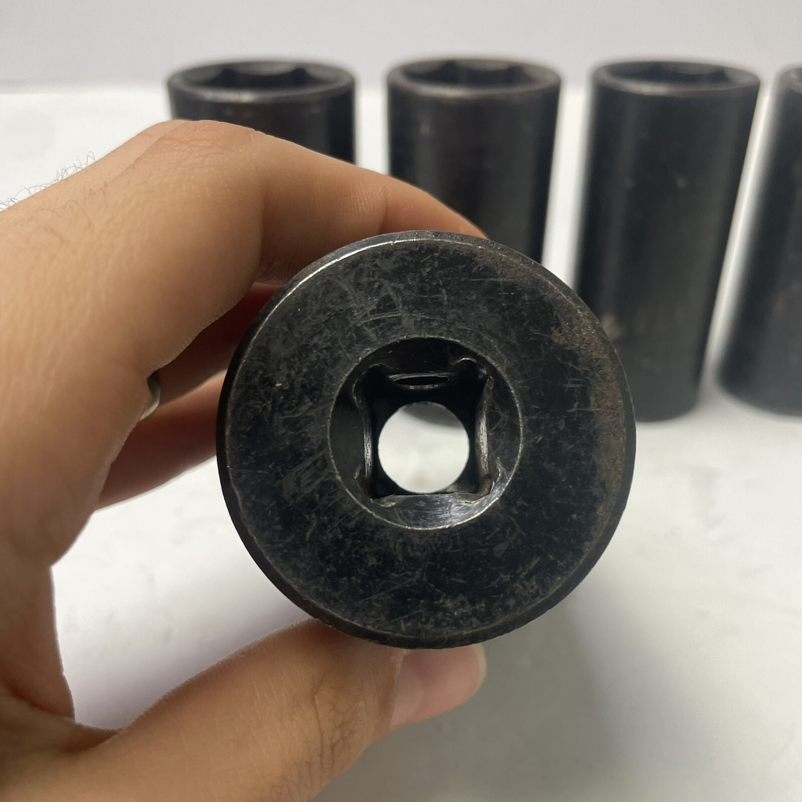 24-32mm Black Impact Socket Set 1/2″ Drive Chrome Vanadium – Heavy Duty Tools