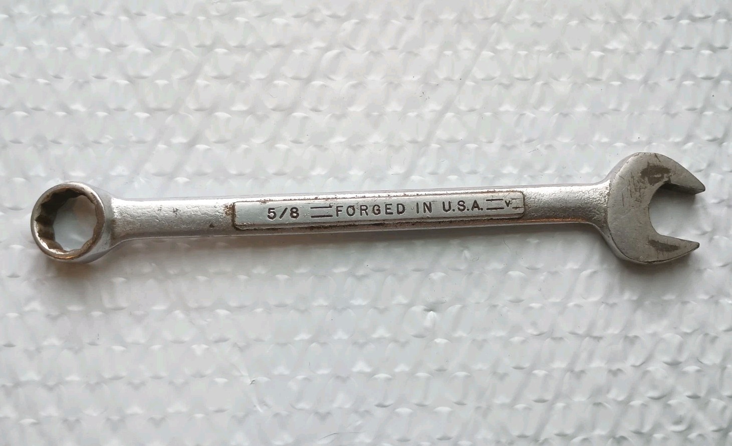 CRAFTSMAN TOOLS USA V, 5/8″ COMBINATION WRENCH, 7.75″ LONG, 12 POINT.