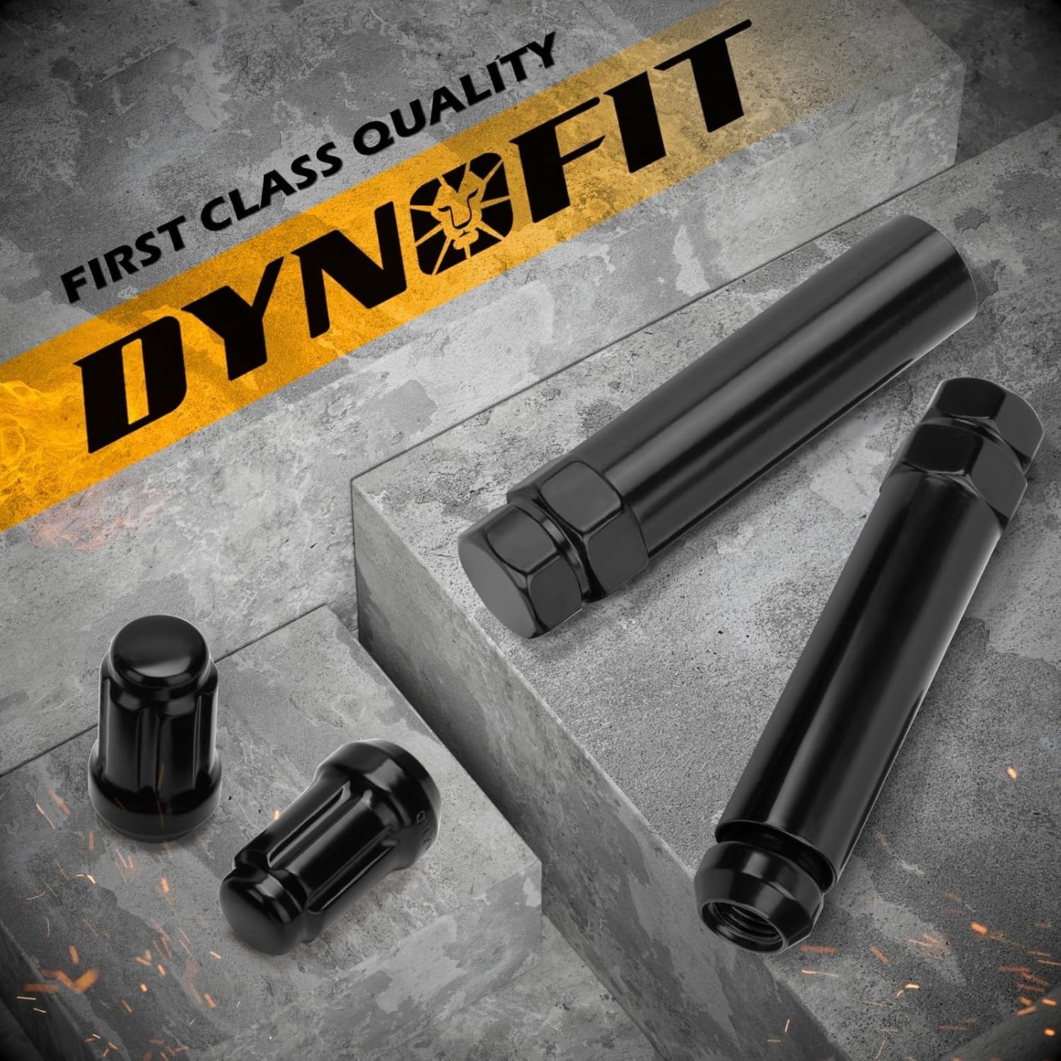 Durable Black Plated 6 Spline Lug Nut Key for Safe and Efficient Installations