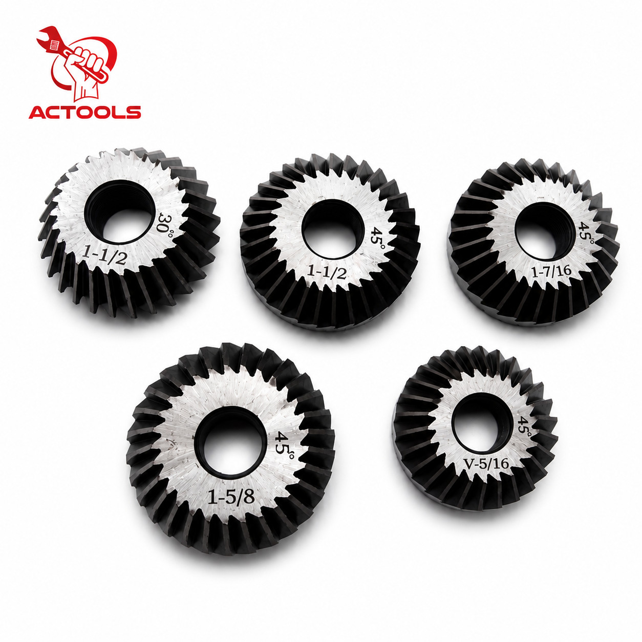 Valve Seat And Face Cutter 5 Pcs Set Automotive Industry Leader USA ACTOOLS