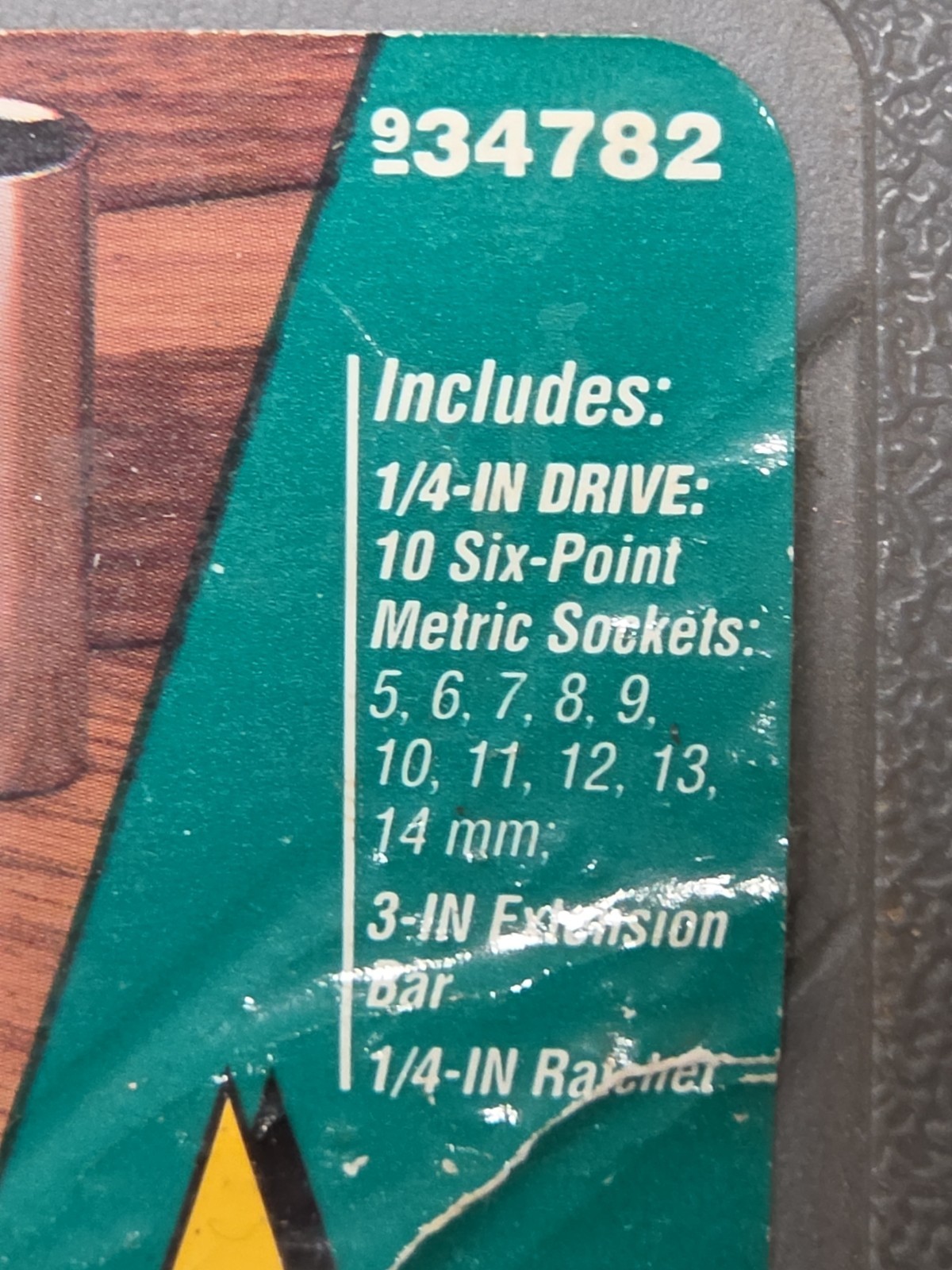 Craftsman 12pc Metric 1/4″ Dr. Deep Socket Ratchet Set 34782 USA Rare! Complete
