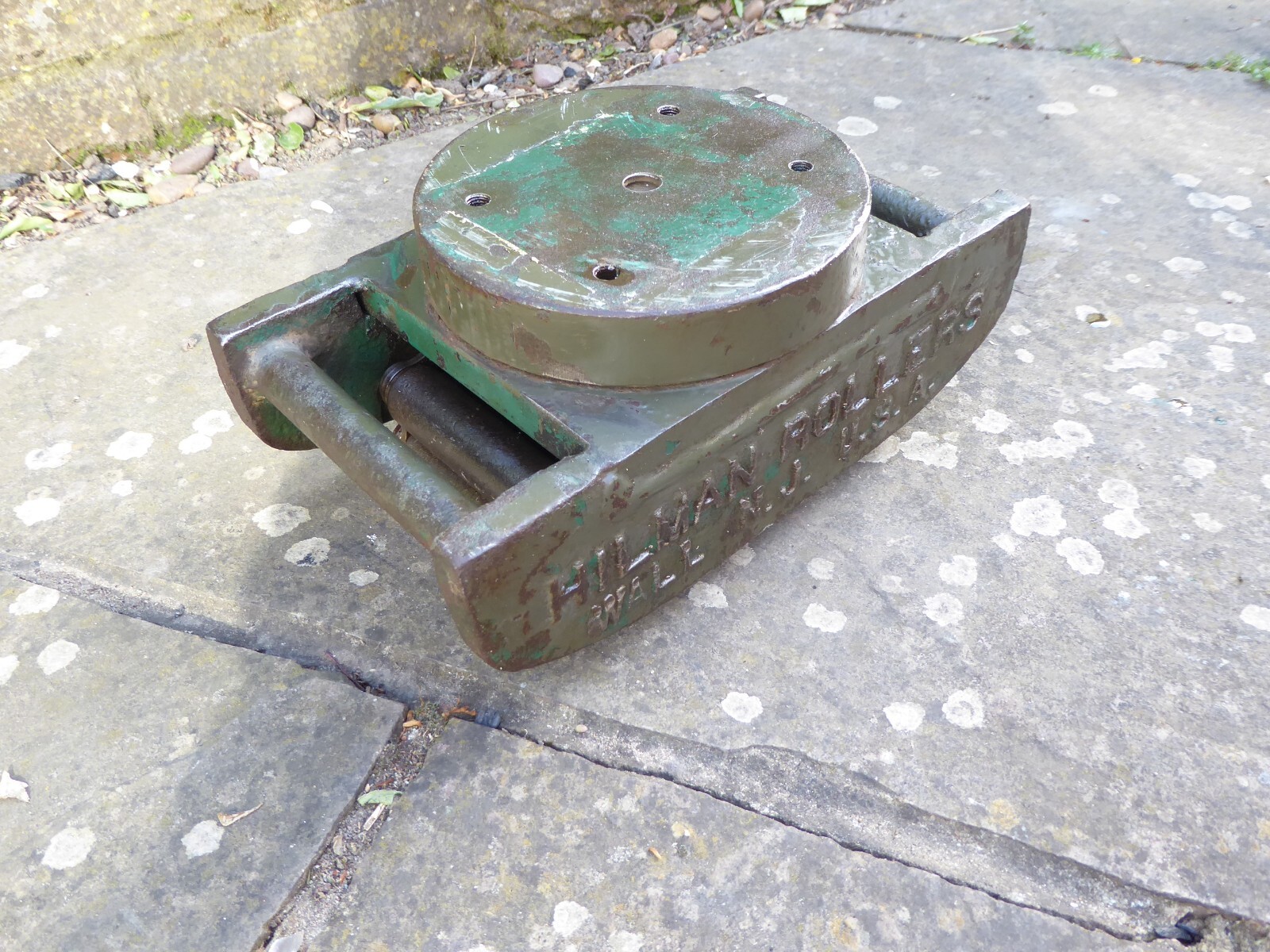Vintage Hilman roller rollers USA. Heavy Duty Machinery Skate Movers. Hillman.