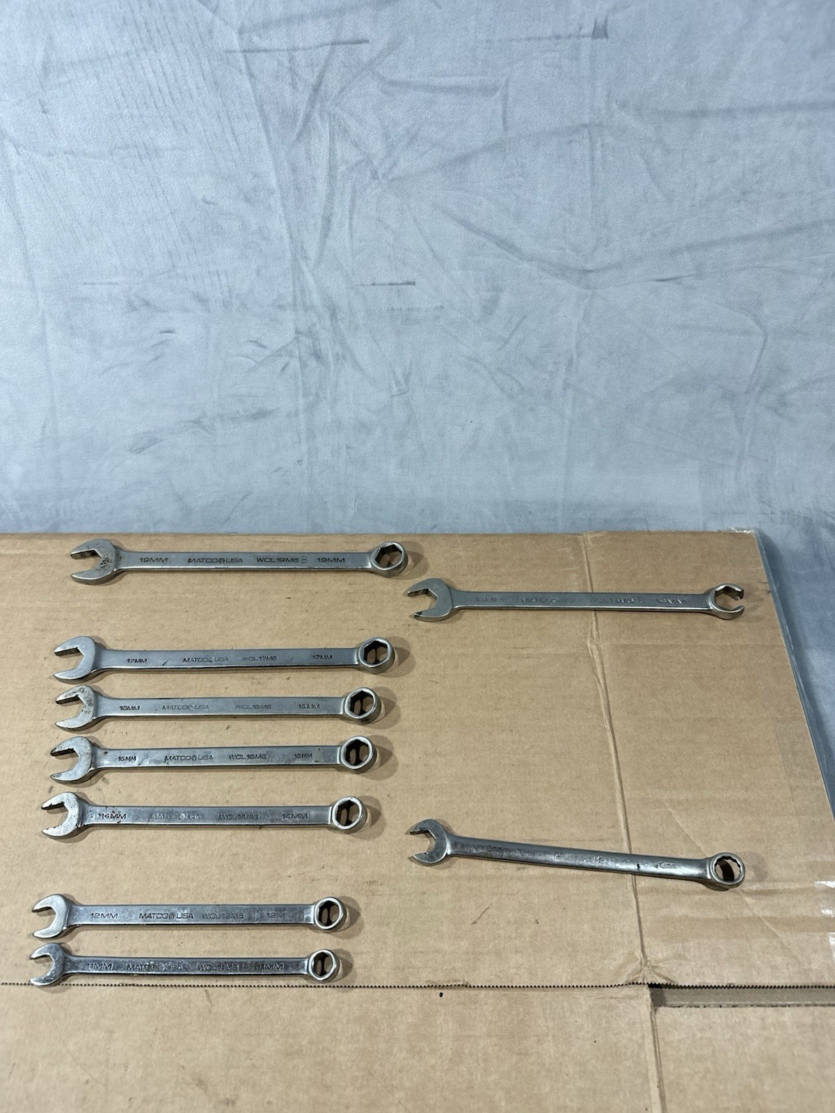 Matco Wrench Set Metric Set 9pcs WCL 11MM – 19MM USA Made