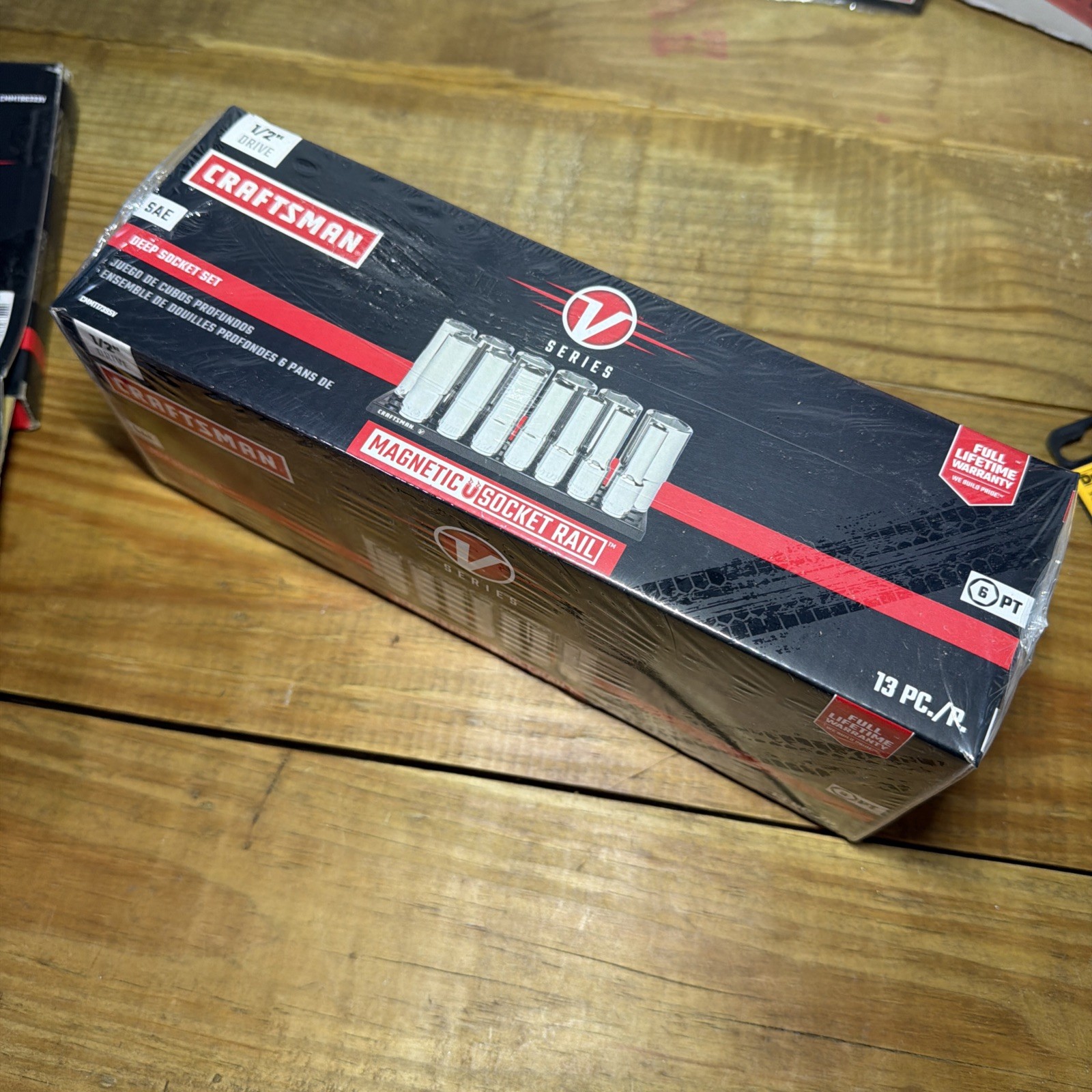 CRAFTSMAN V-SERIES 1/2 in Flex Head Ratchet & Deep SAE Socket Set (CMMT17395V)