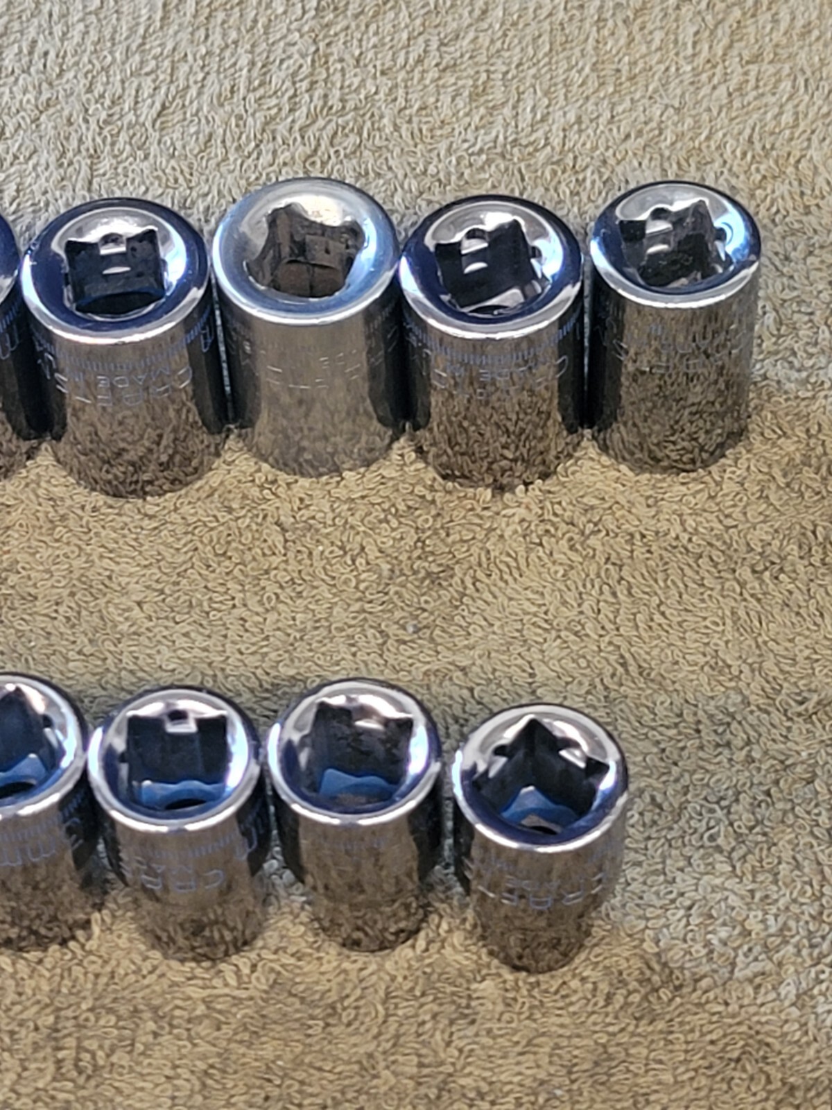 14 Craftsman Metric Socket Set 1/2″ Drive 24mm to 9mm G2 Tools USA