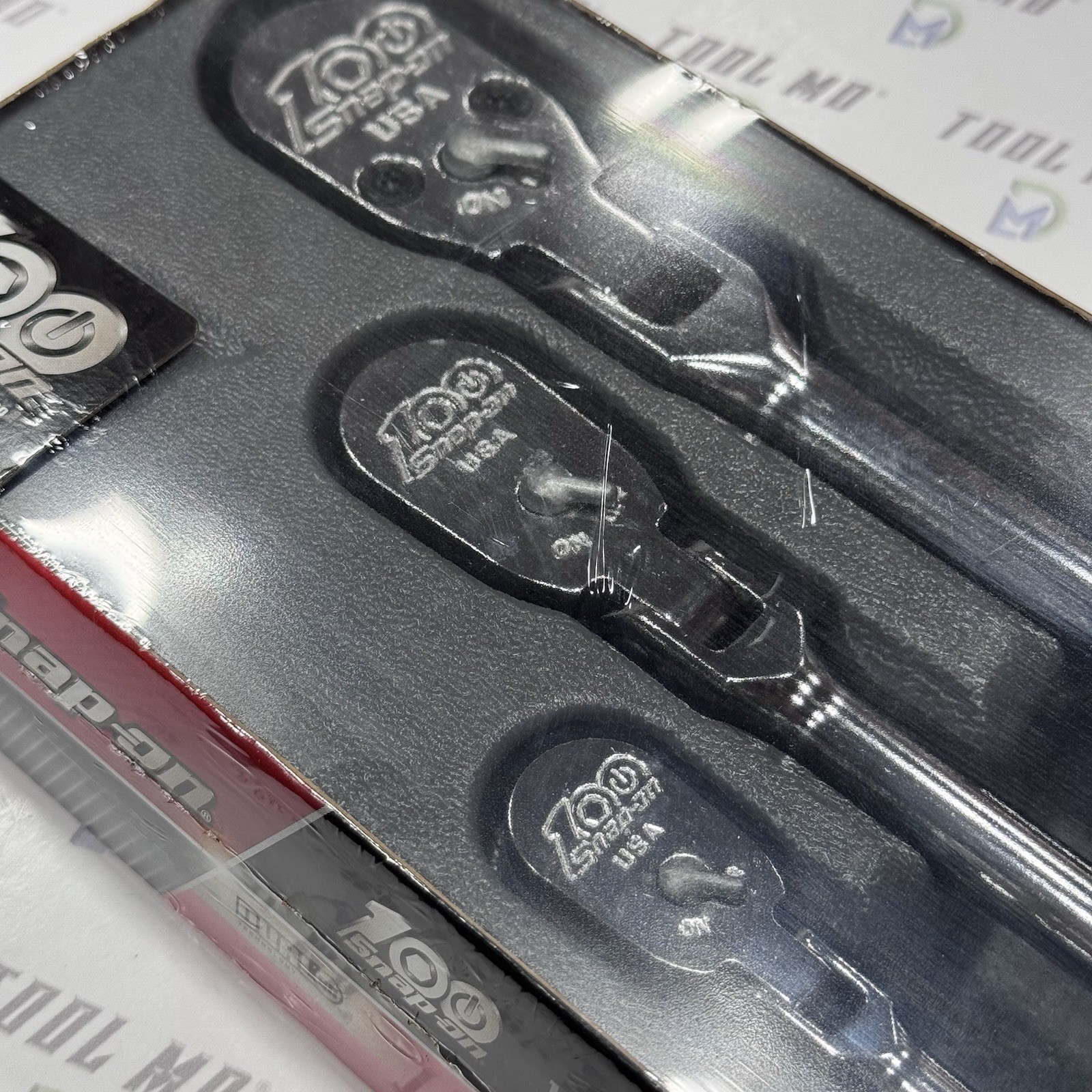 Snap-on Tools USA NEW RARE TEAL 3pc 100th Anniv FLEX Ratchet Set RAT3HLFDCE
