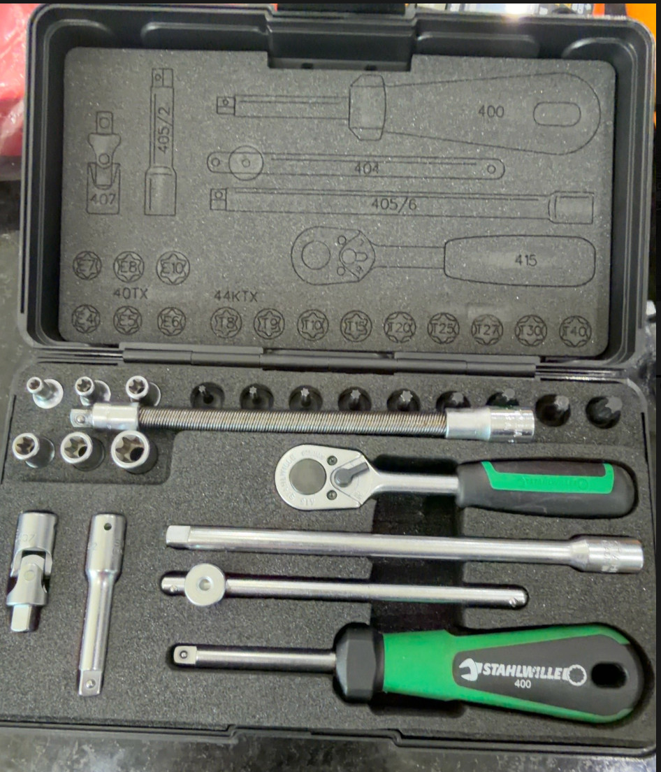 STAHLWILLE 1/4″ Drive E-Torx Socket Set Metric German Tool Kit in Case Complete