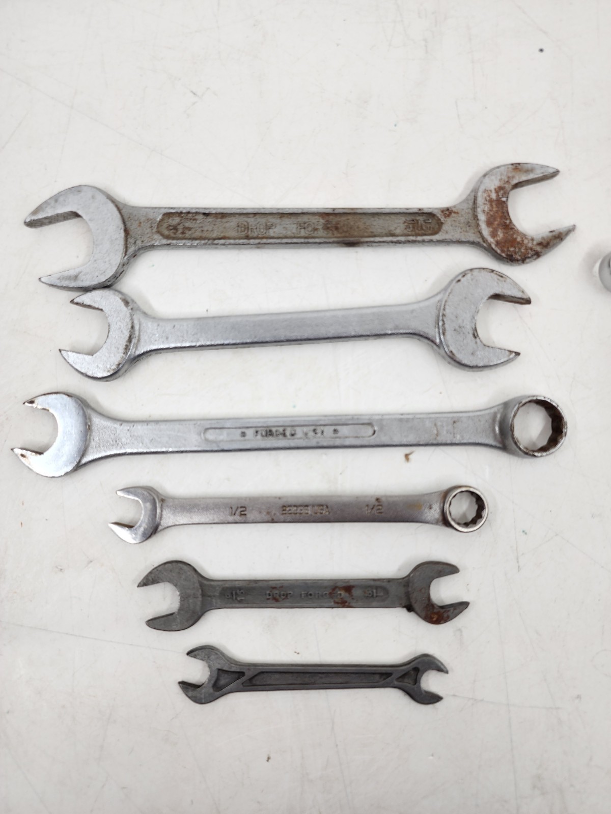 USA Made Wrenches Various Brands And Sizes Metric Standard Lot Of 13