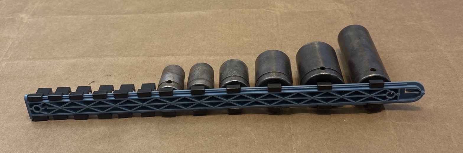 Cornwell Impact Sockets 6 Pieces Mechanics Tools USA 22mm, 27, 24, 18, 16, 14 mm
