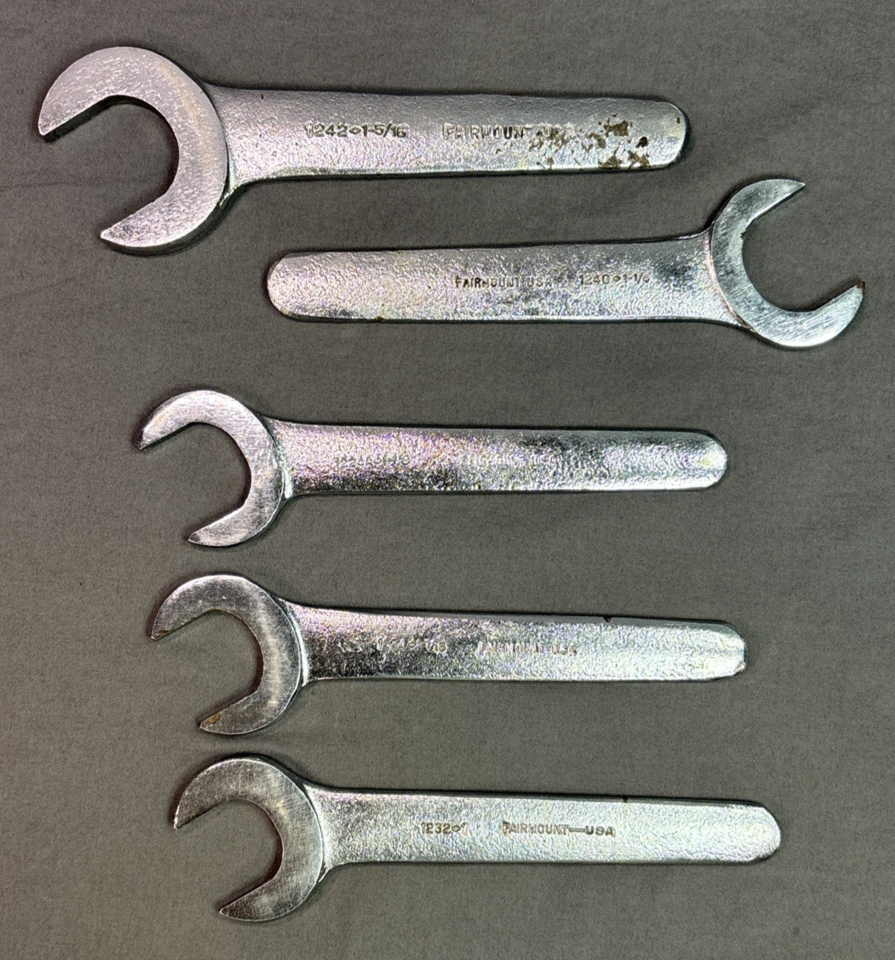 Fairmount USA – 5 pc. Hydraulic Service – Thin Open End Wrench Set 1″ – 1-5/16″