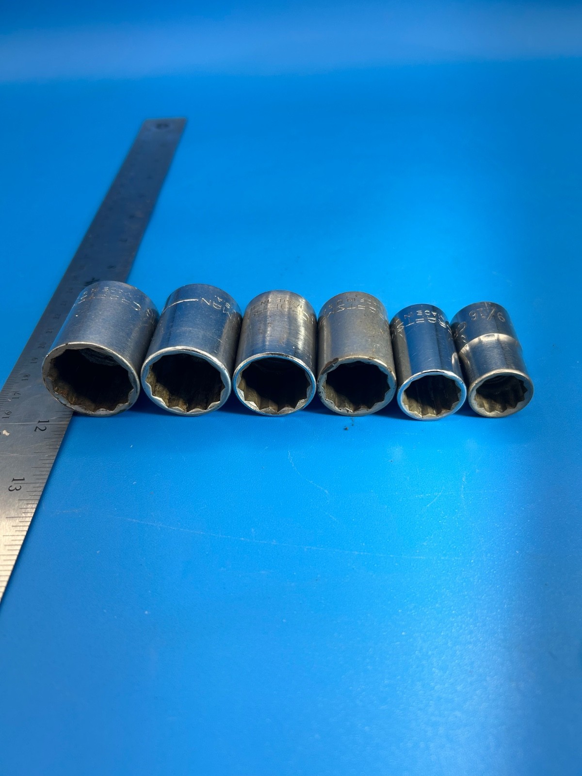 Craftsman Socket Set 1/2” Drive 9/16” to 15/16” 6 Pieces T-5-6